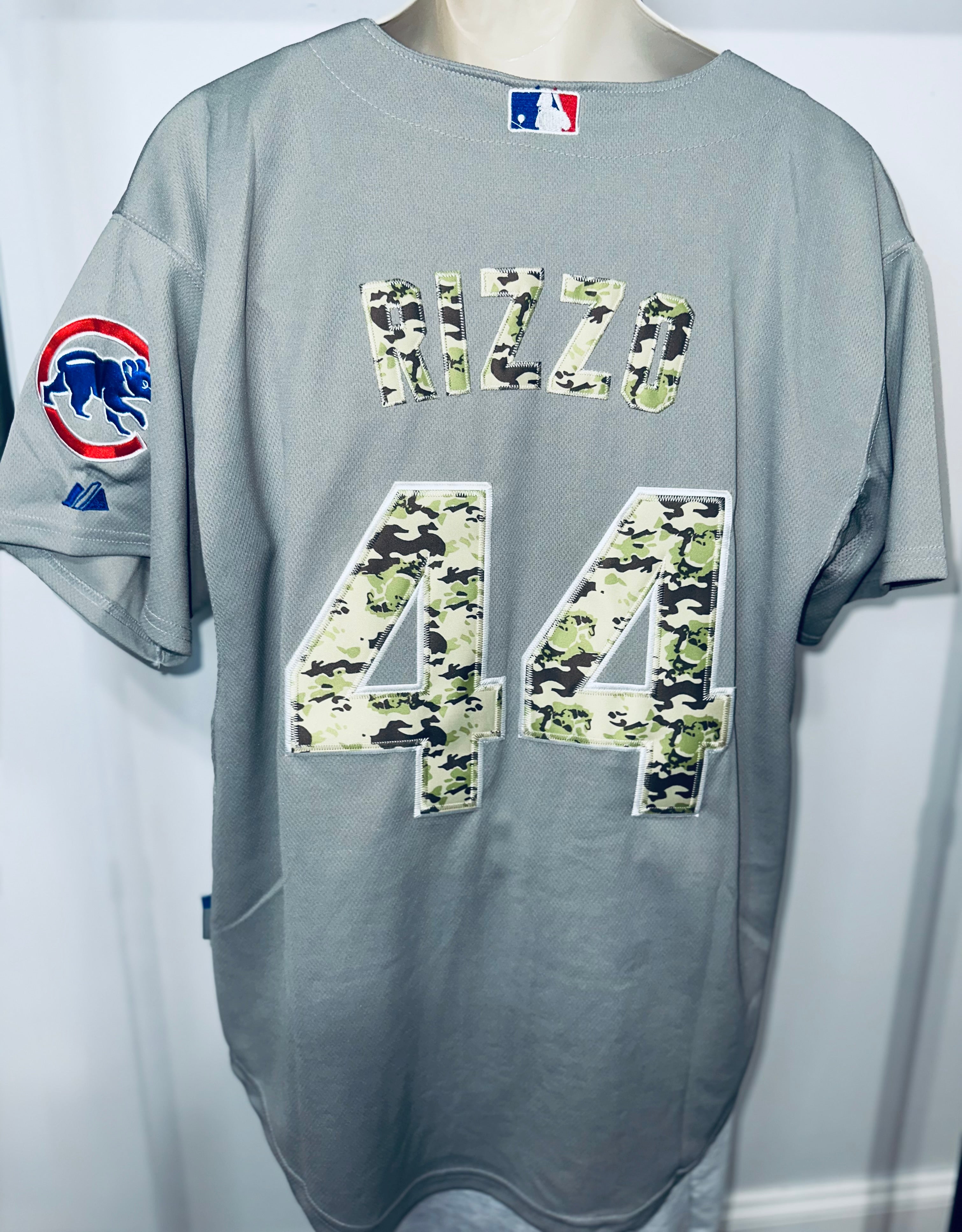 Chicago Cubs Anthony Rizzo #44 “Salute The Troops” Jersey (VINTAGE)