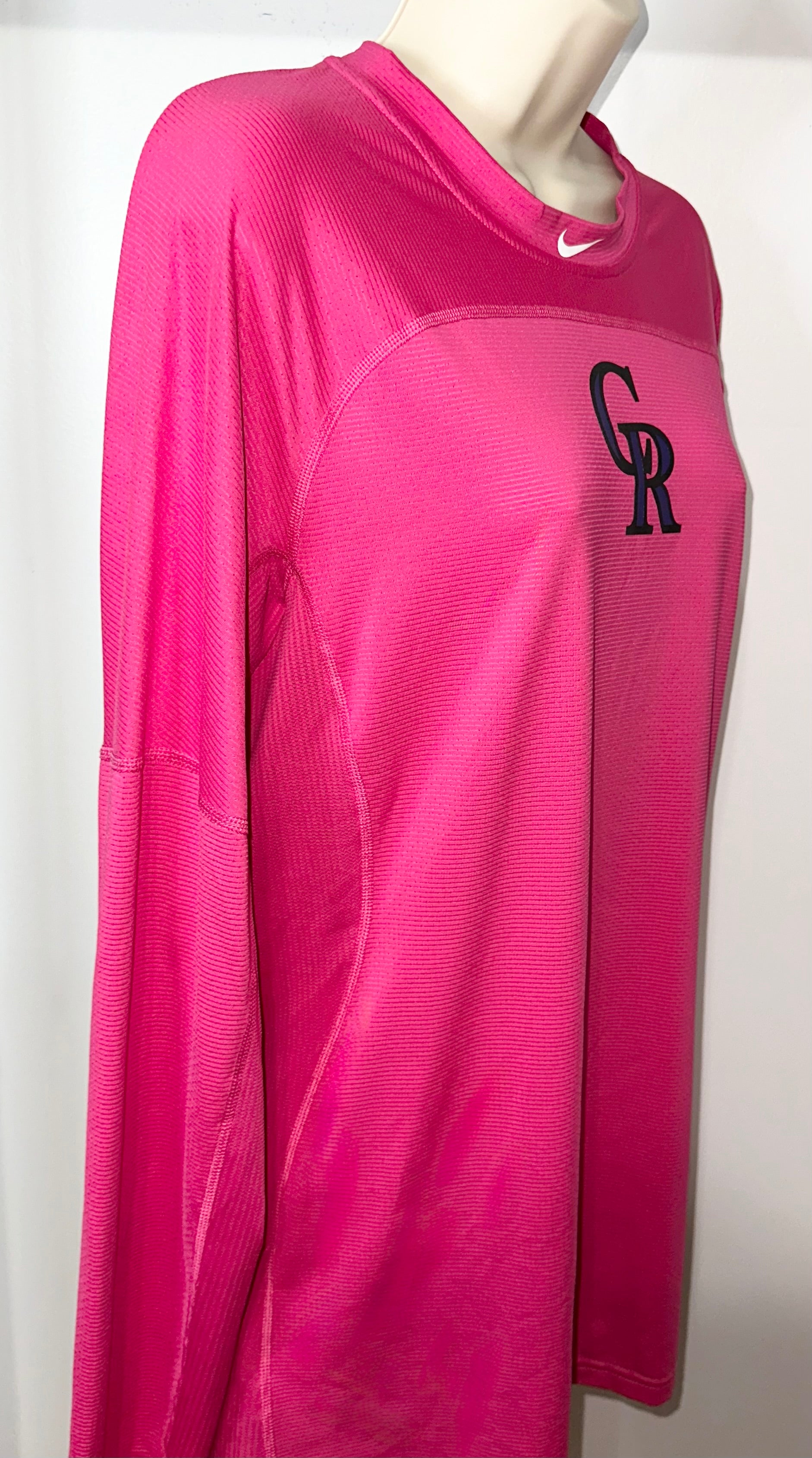 Colorado Rockies Mother's Day Dri Fit Long Sleeve Shirt