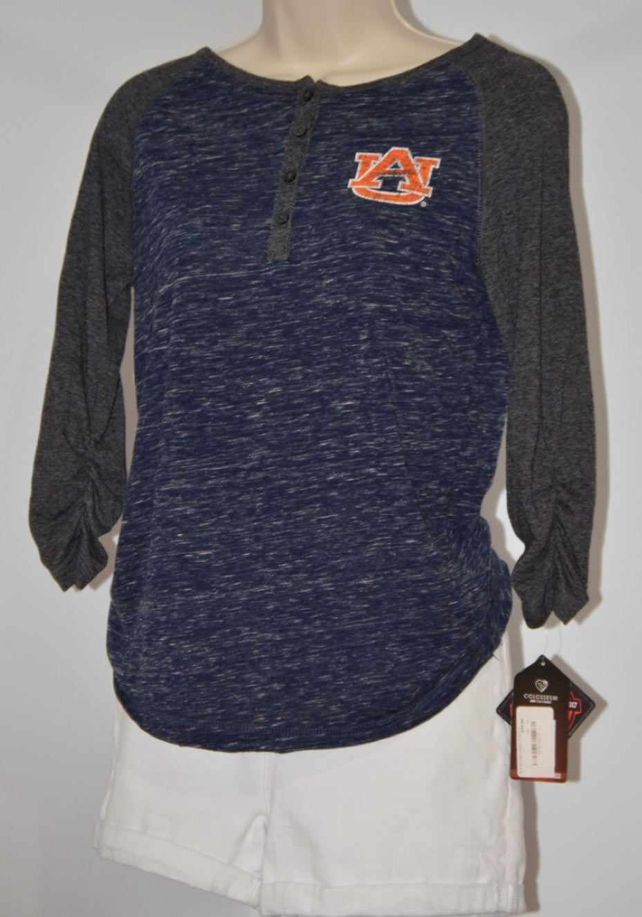 Auburn Tigers 3/4 Length Shirt-NWT