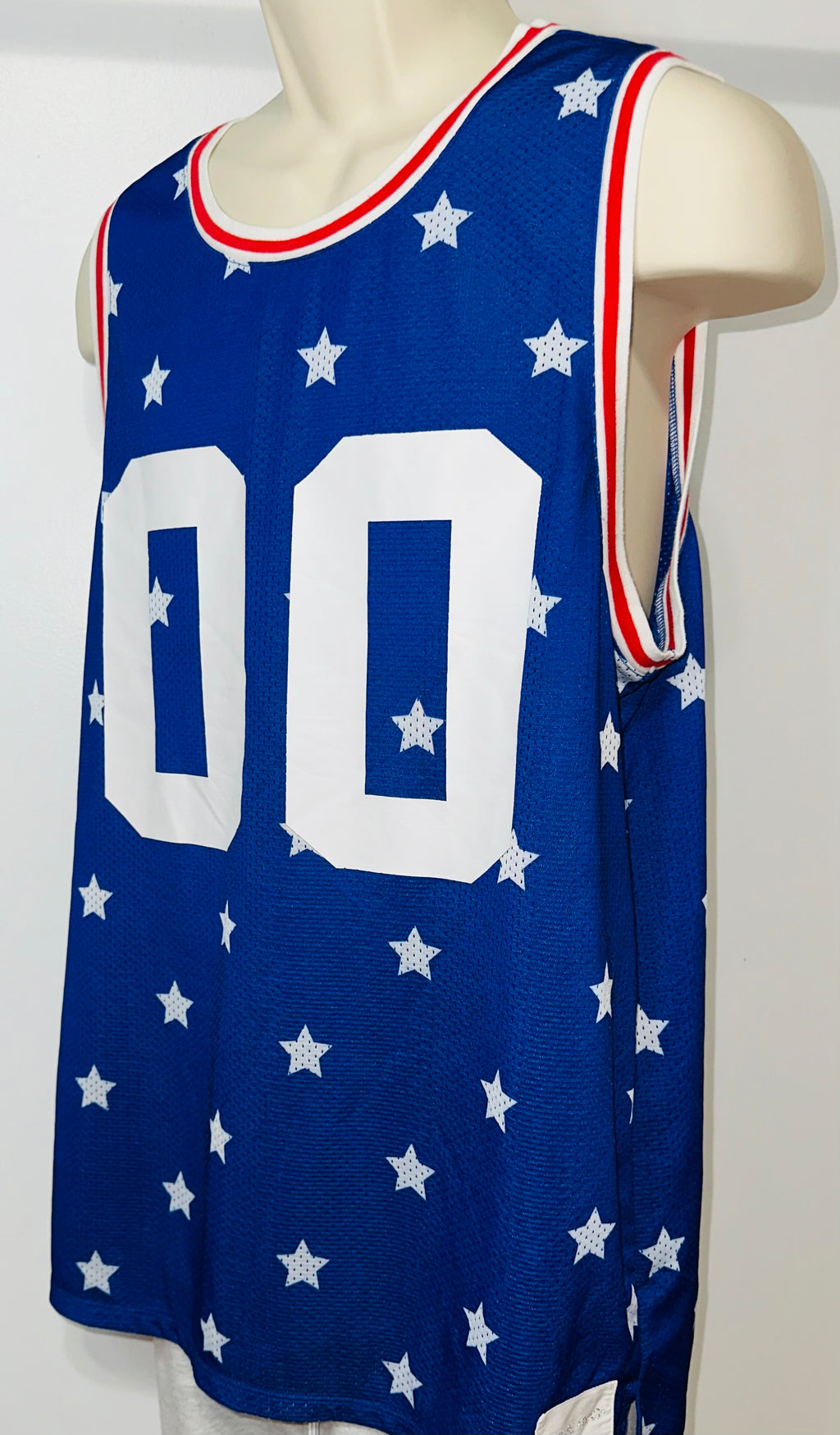 Team USA Stars & Stripes “00” Basketball Jersey