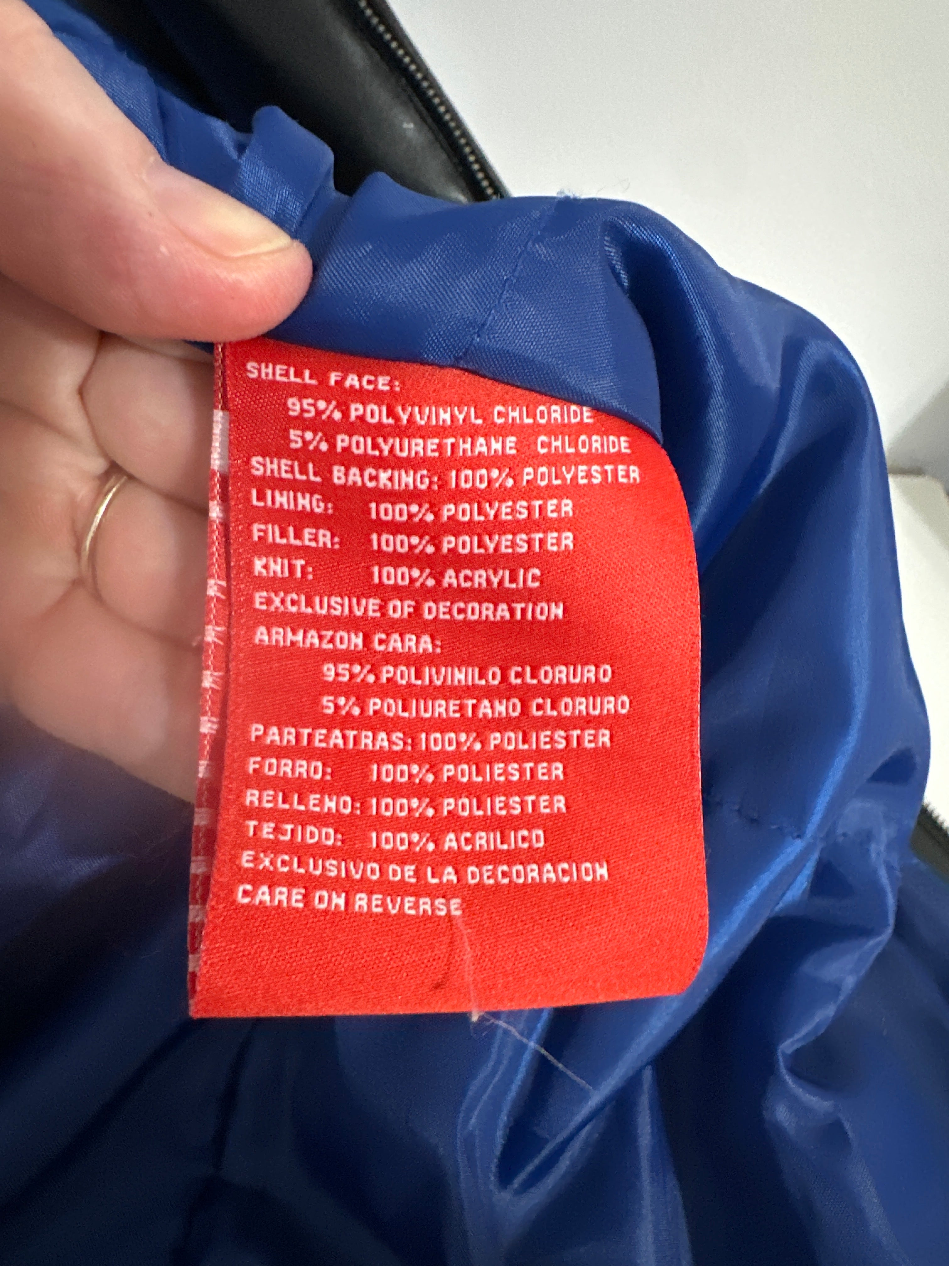 Indianapolis Colts Faux Leather Coat