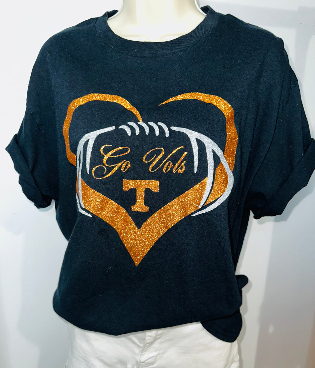 Tennessee “Go Vols” Glitter Tee