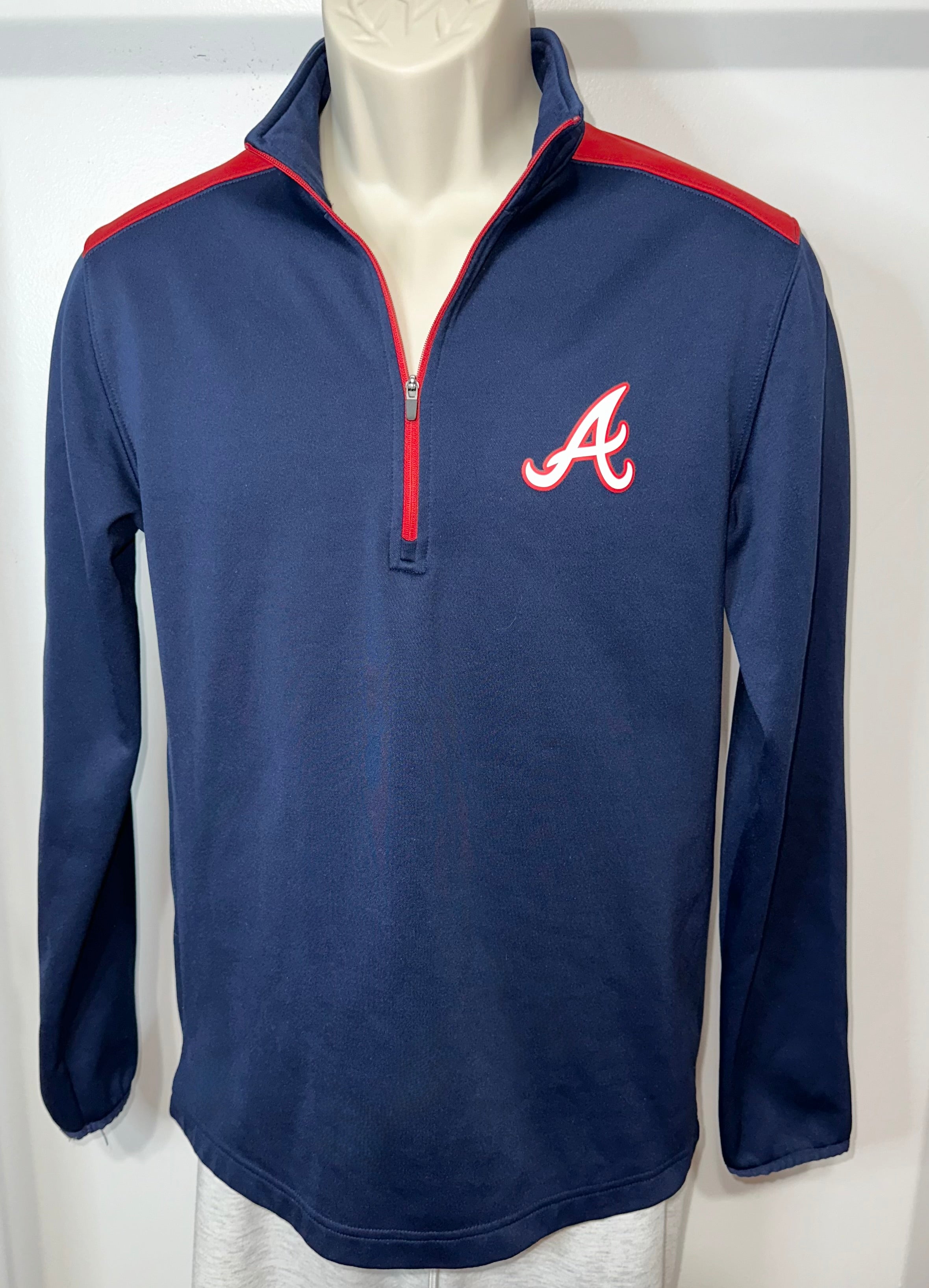 Atlanta Braves Quarter Zip Pullover