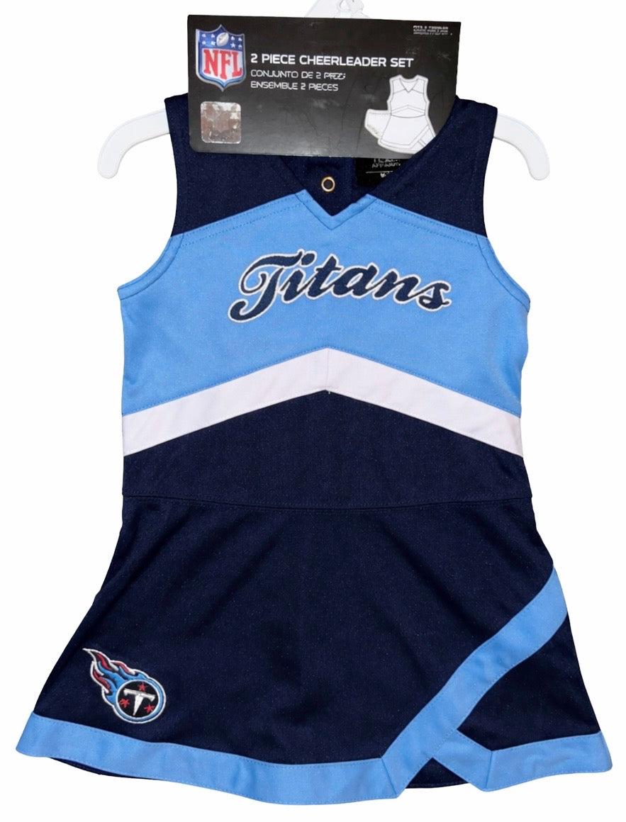 Tennessee Titans Cheerleader Set w/ Bloomers, Sz 3T (NWT)