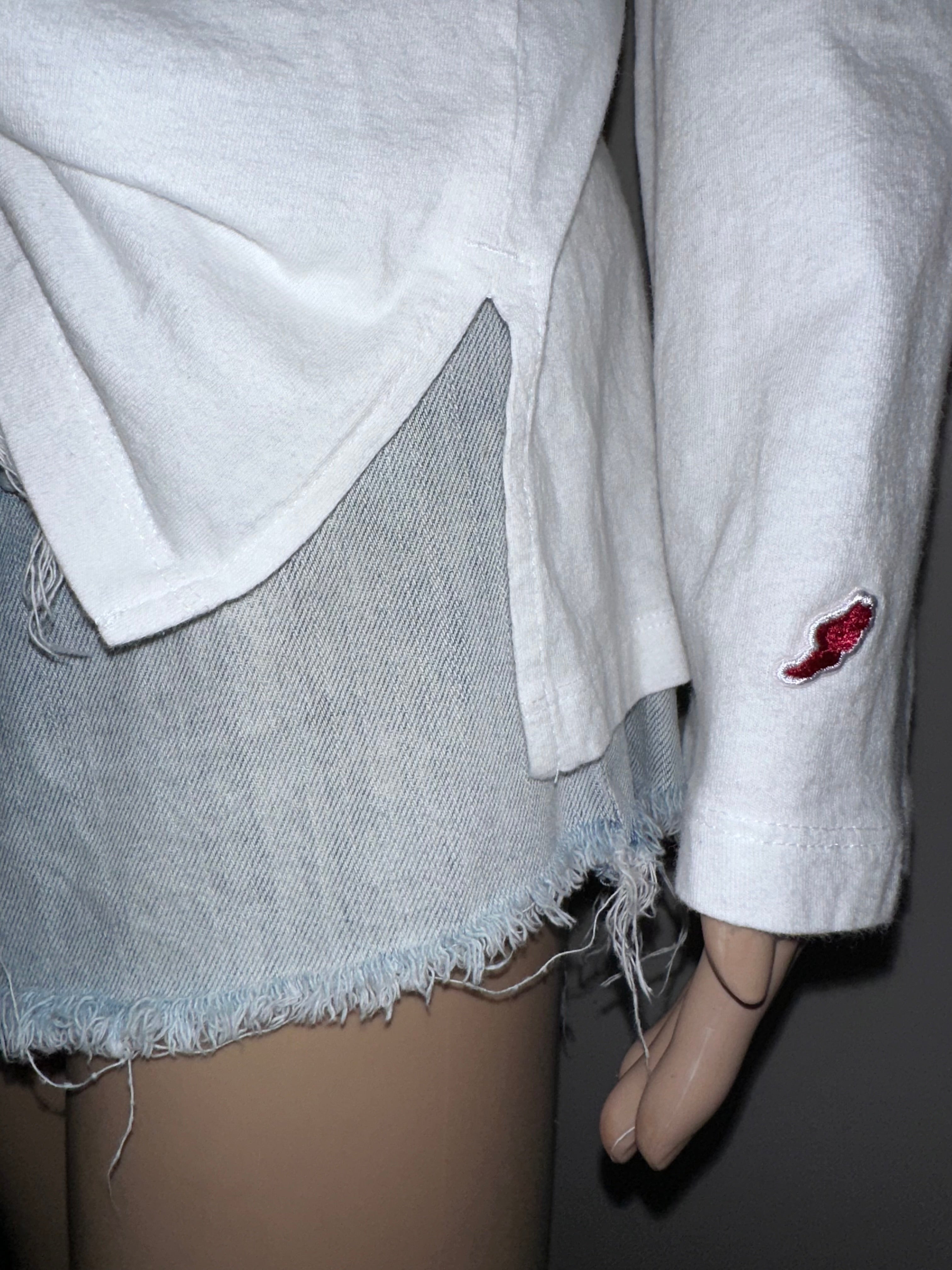 Oregon Ducks Embroidered Long Sleeve Tee, Sz Small (NWOT)