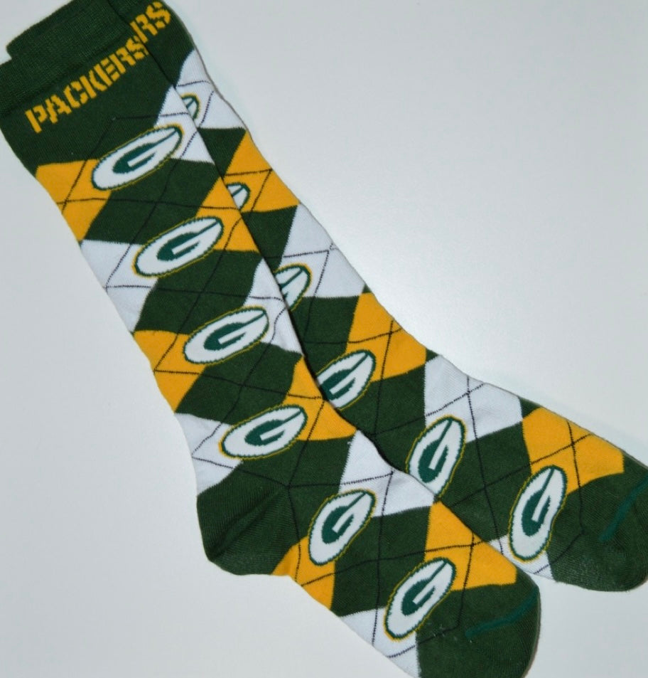 Green Bay Packers Argyle Remix Socks
