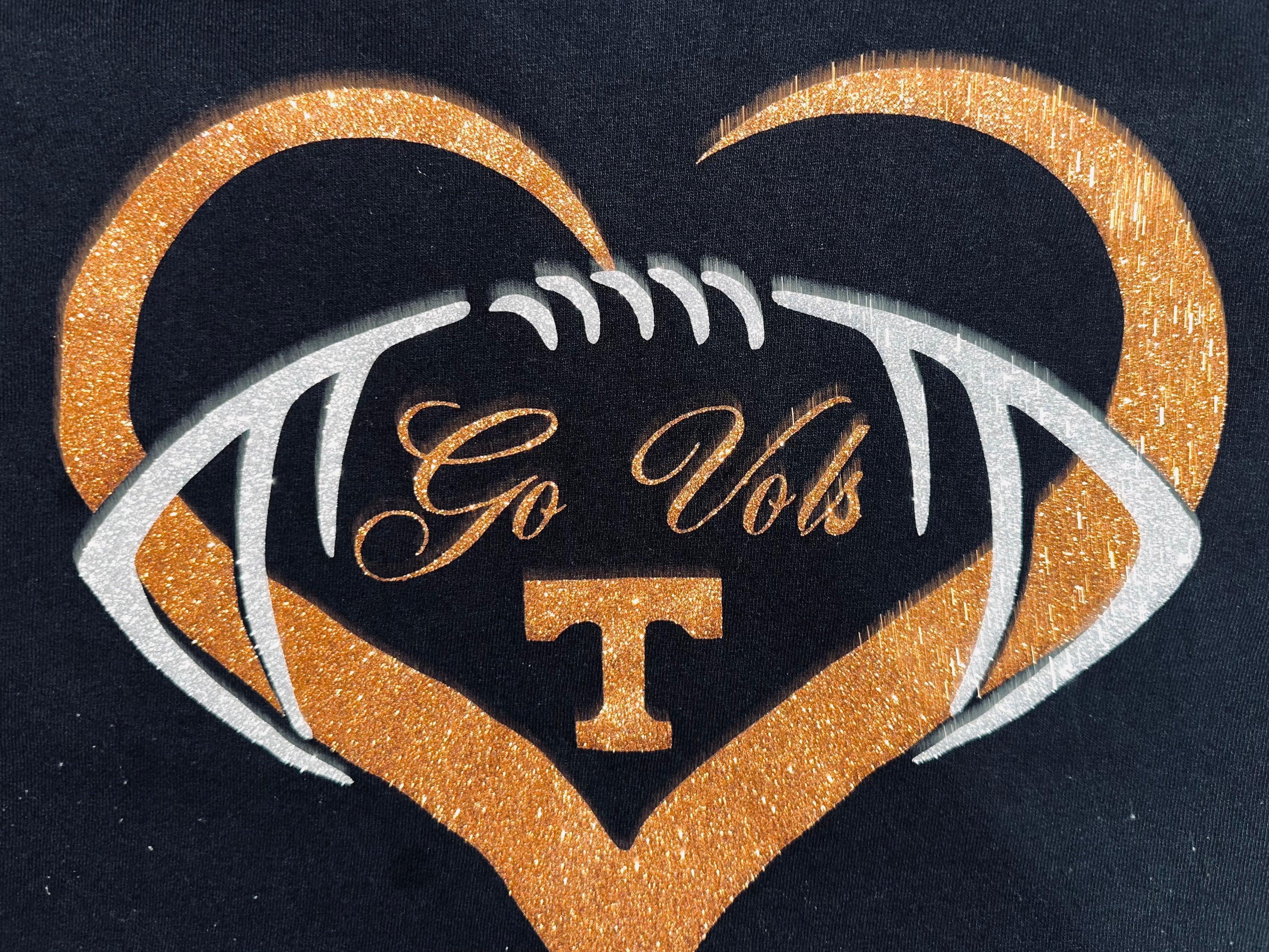 Tennessee “Go Vols” Glitter Tee