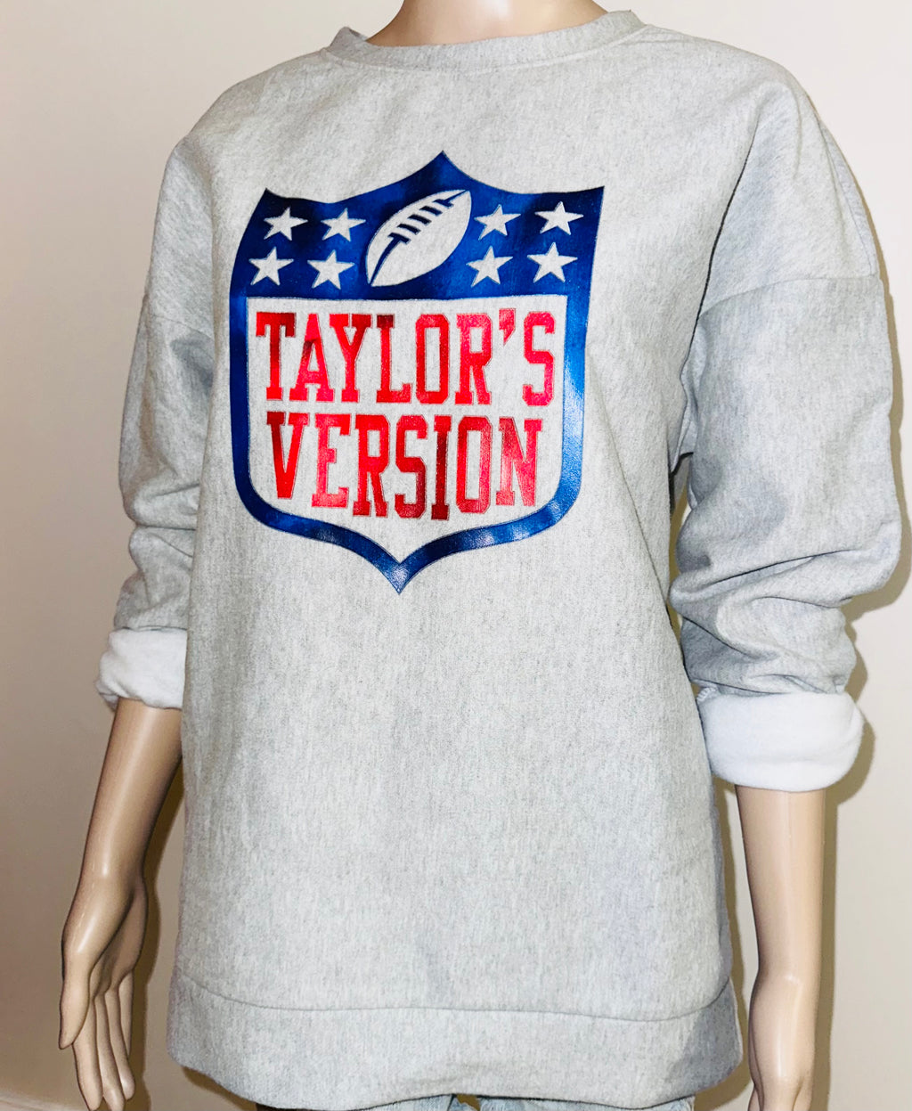 Taylor’s Version NFL Super Soft Crewneck Sweatshirt, Sz M