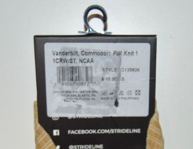 Vanderbilt Commodores Men's Socks