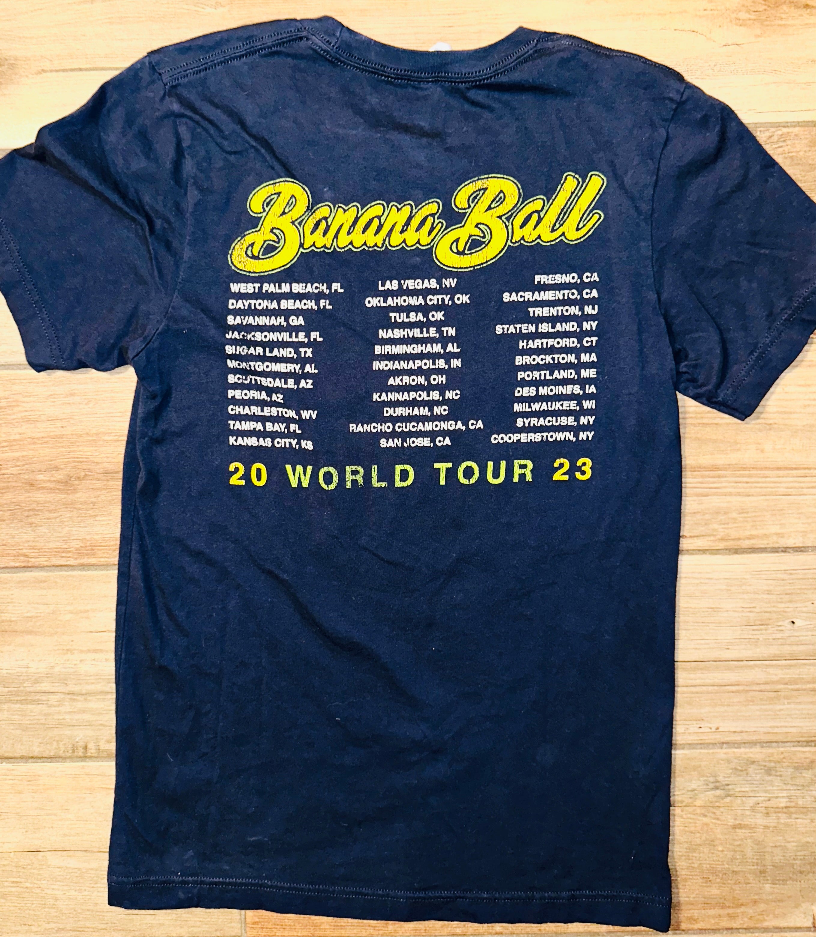 Savannah Banana’s 2023 Baseball Tour Tee, Sz Small