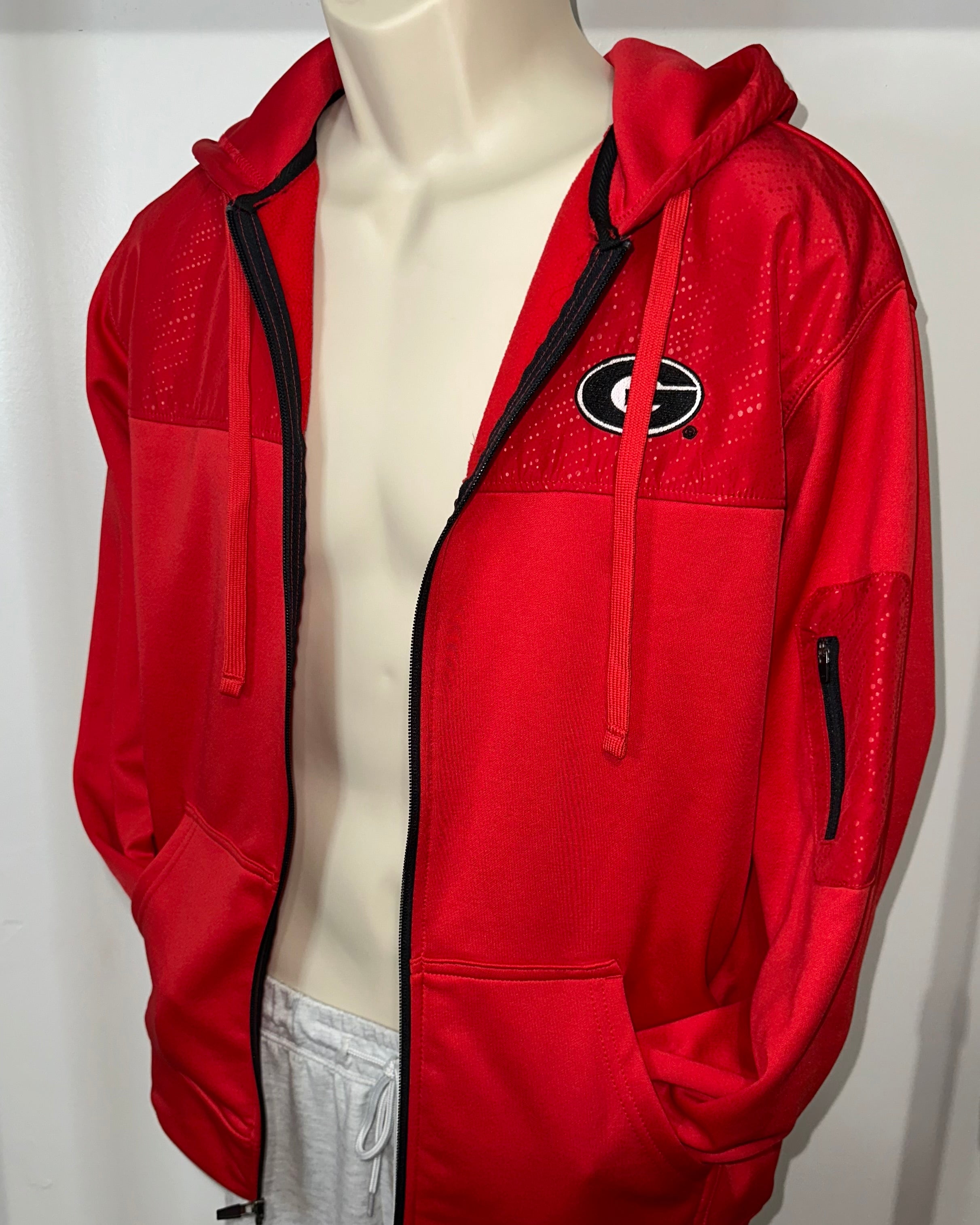 Georgia Bulldogs Full Zip Hoodie (NWT)