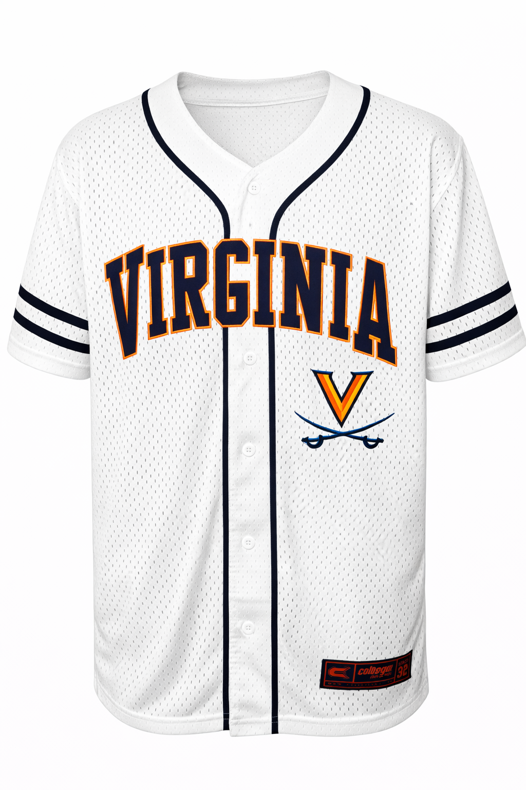 Virginia Cavaliers Baseball Jersey, Sz Large