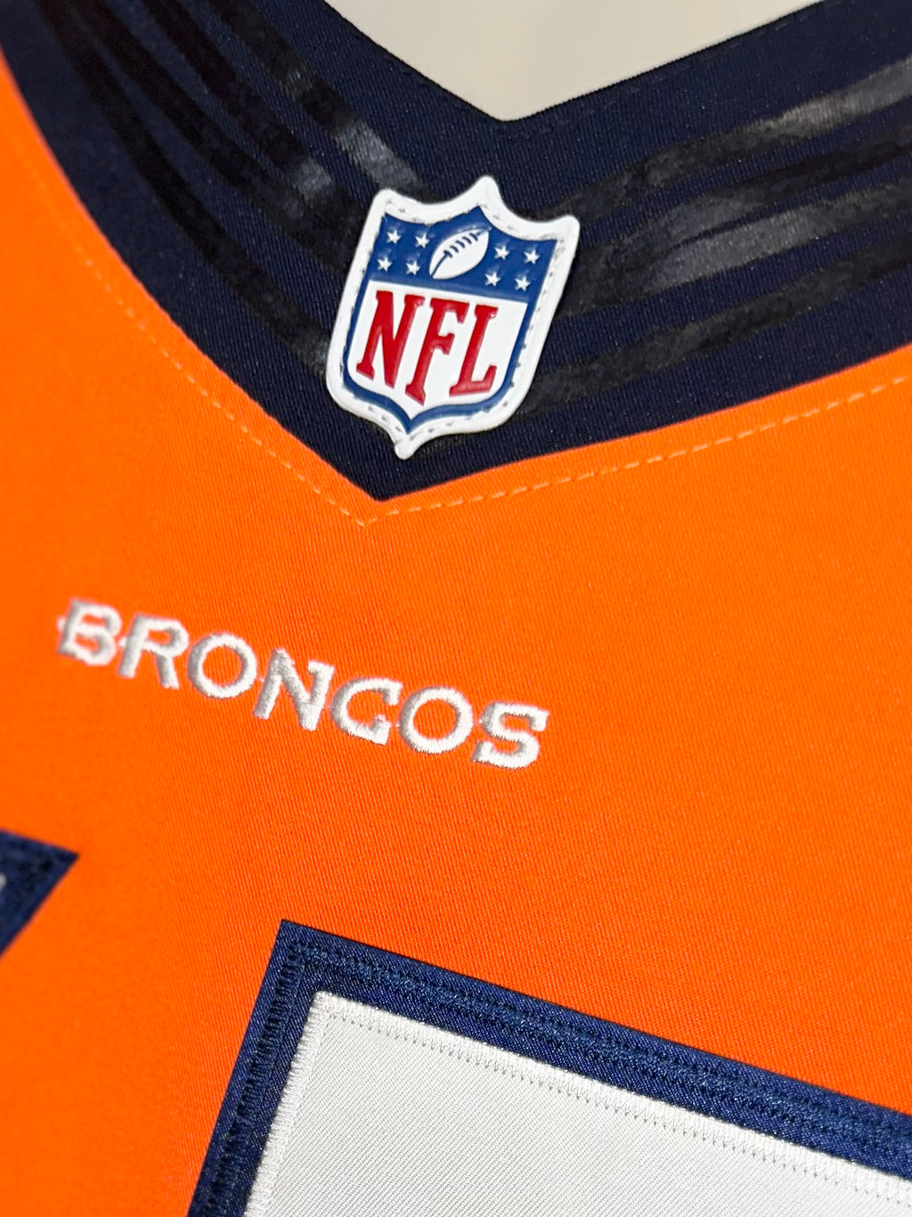 Denver Broncos Louis Vasquez #65 On Field Jersey w/ Serial # (RARE)