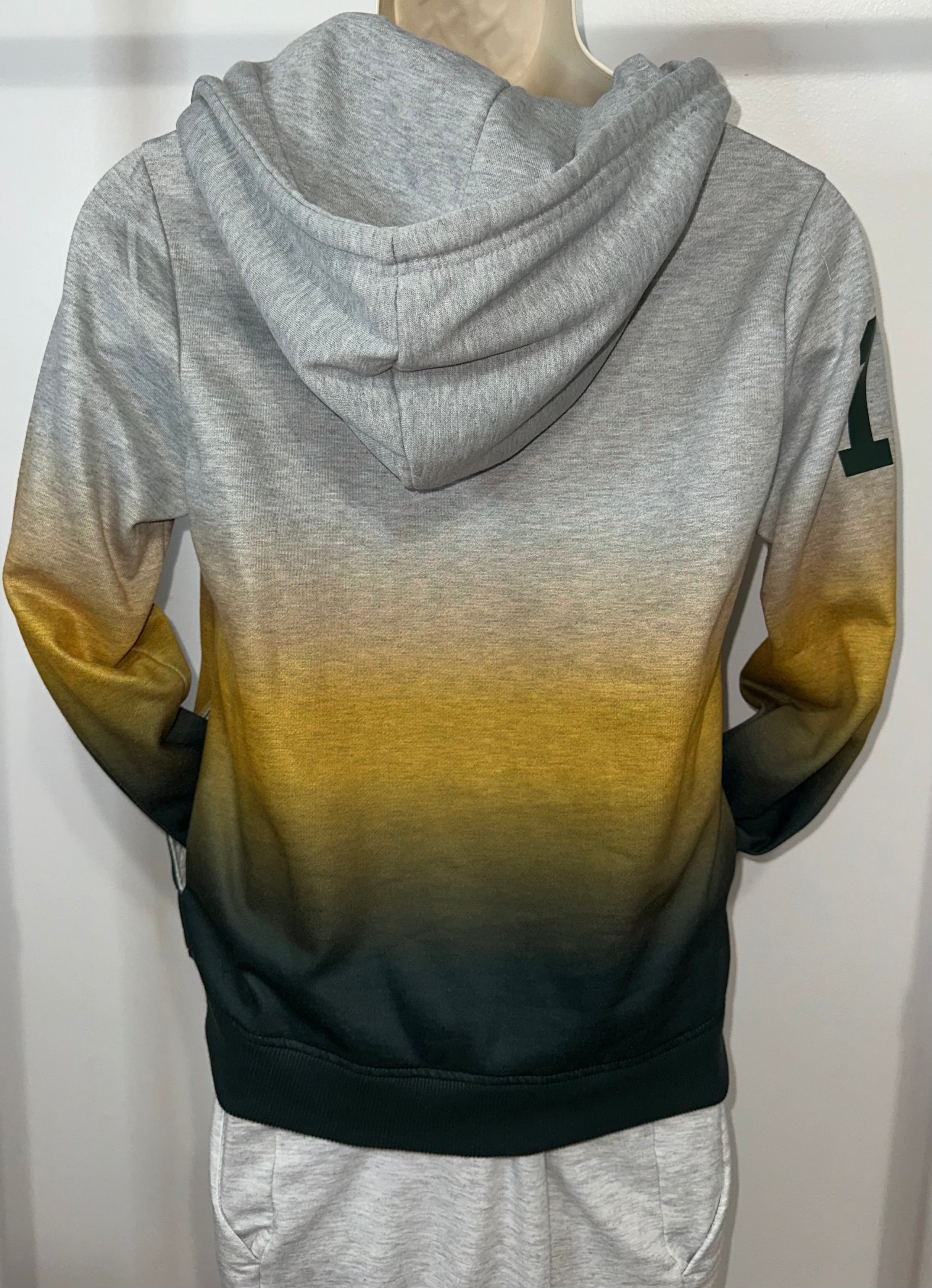 Green Bay Packers Women’s Full Zip Ombré Hoodie