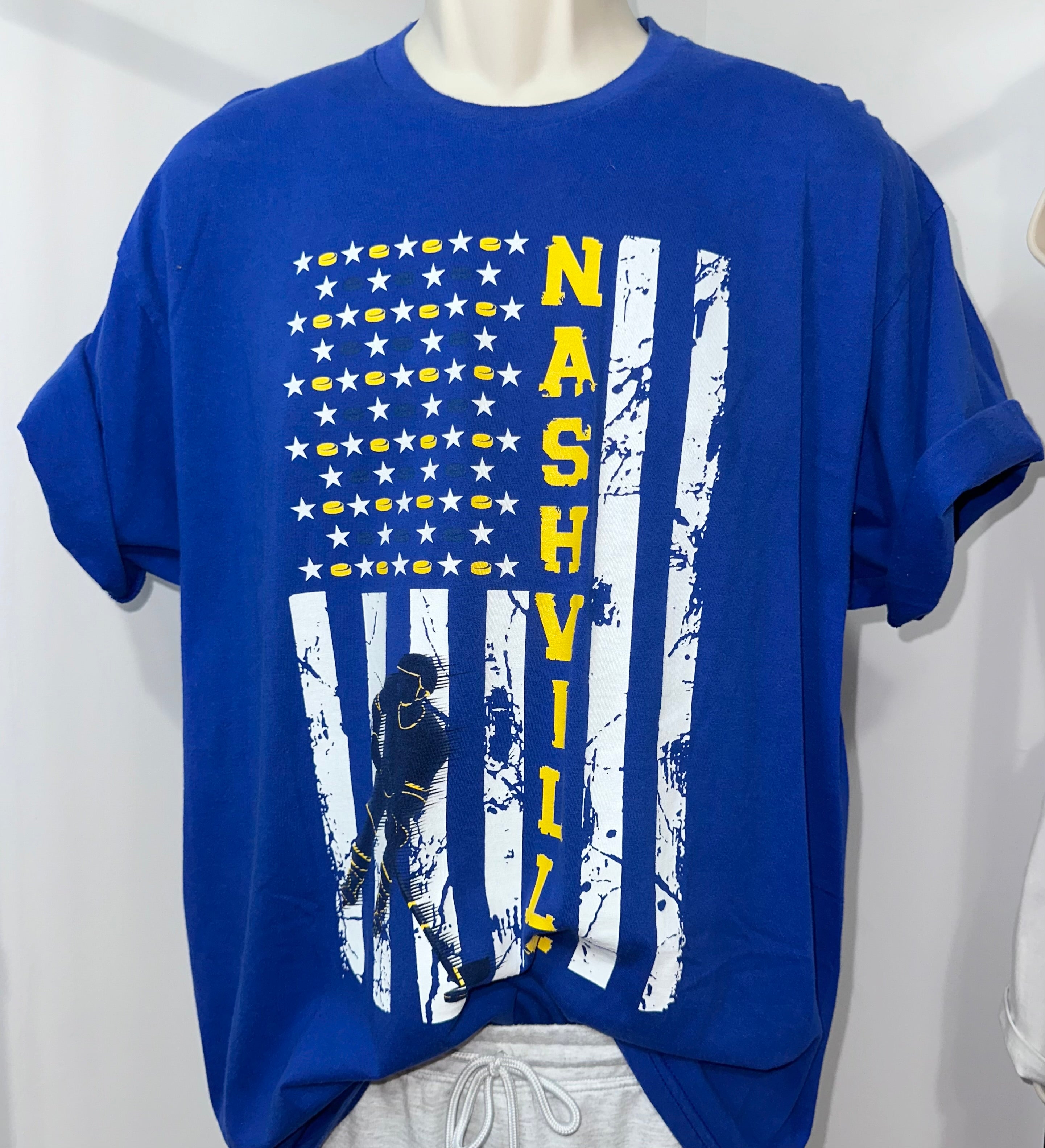 Nashville Predators “Flag” Hockey Tee
