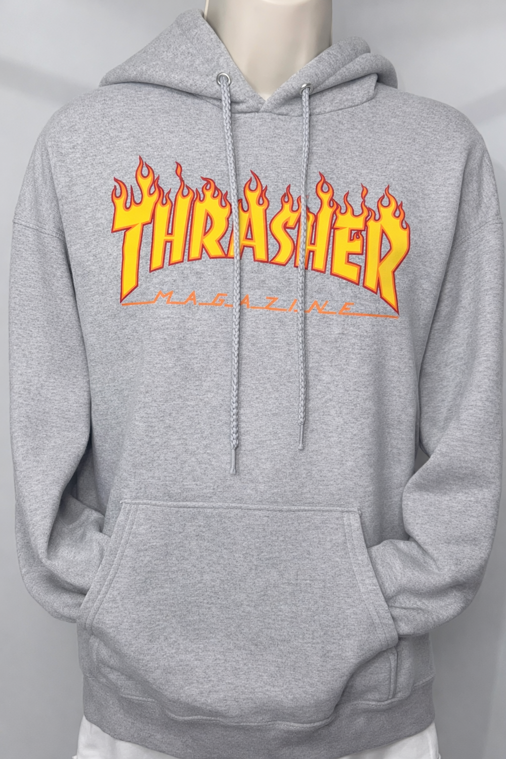Thrasher Magazine Flame Hoodie, Sz Medium