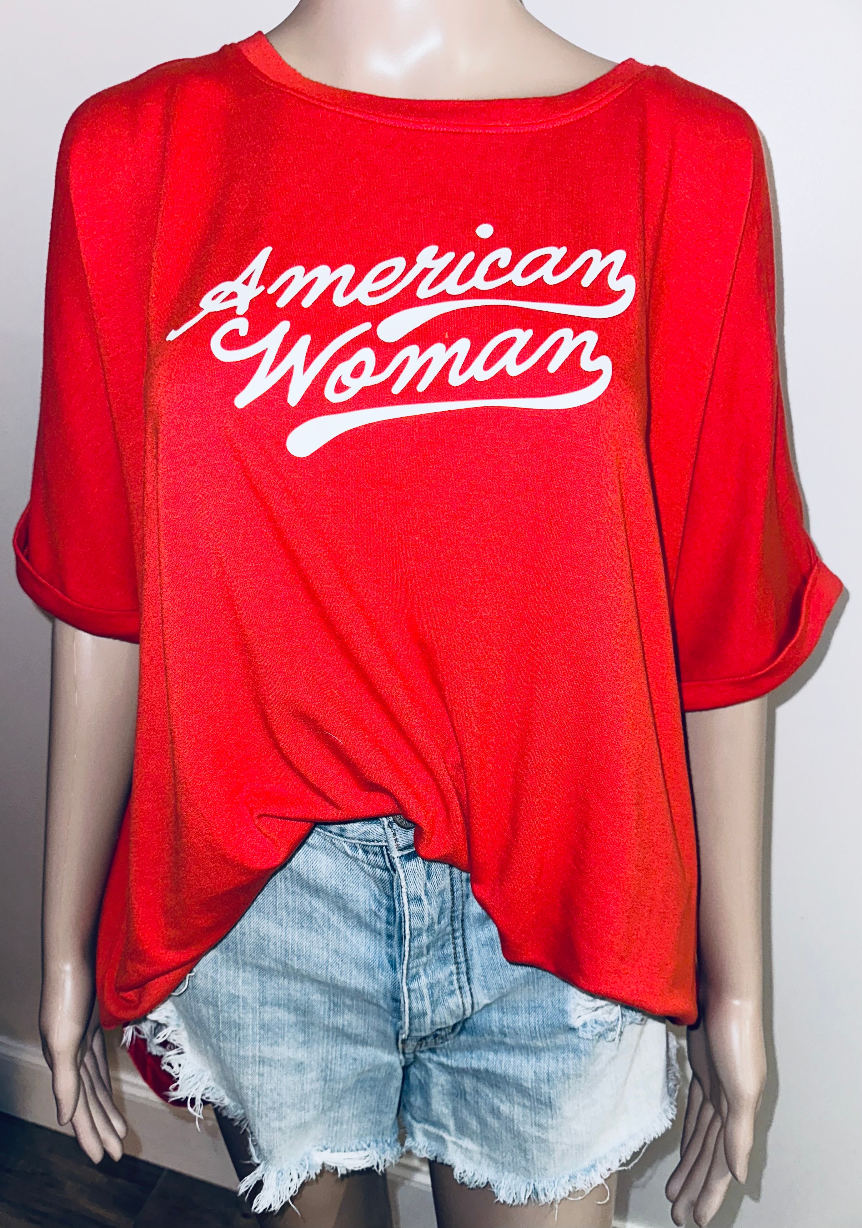 American Woman Crown & Ivy Tee, Sz XXL