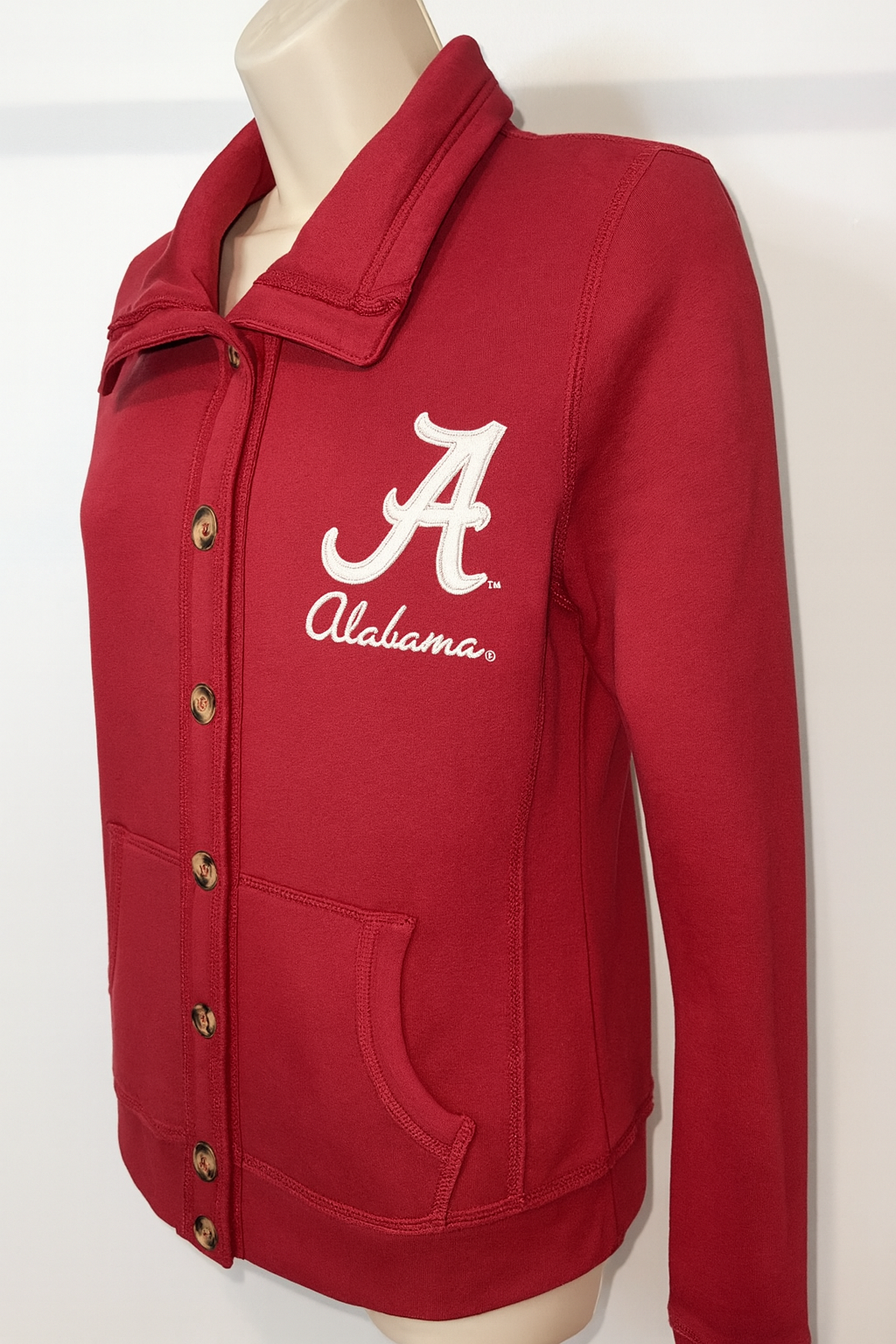 Alabama Roll Tide Button Up Sweater (NWT)