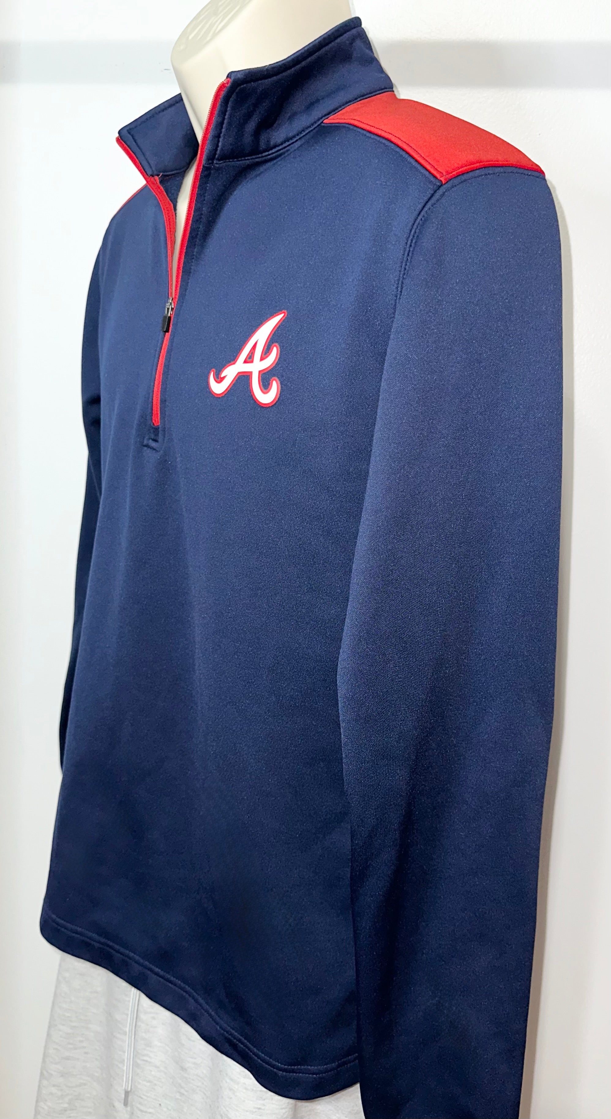 Atlanta Braves Quarter Zip Pullover