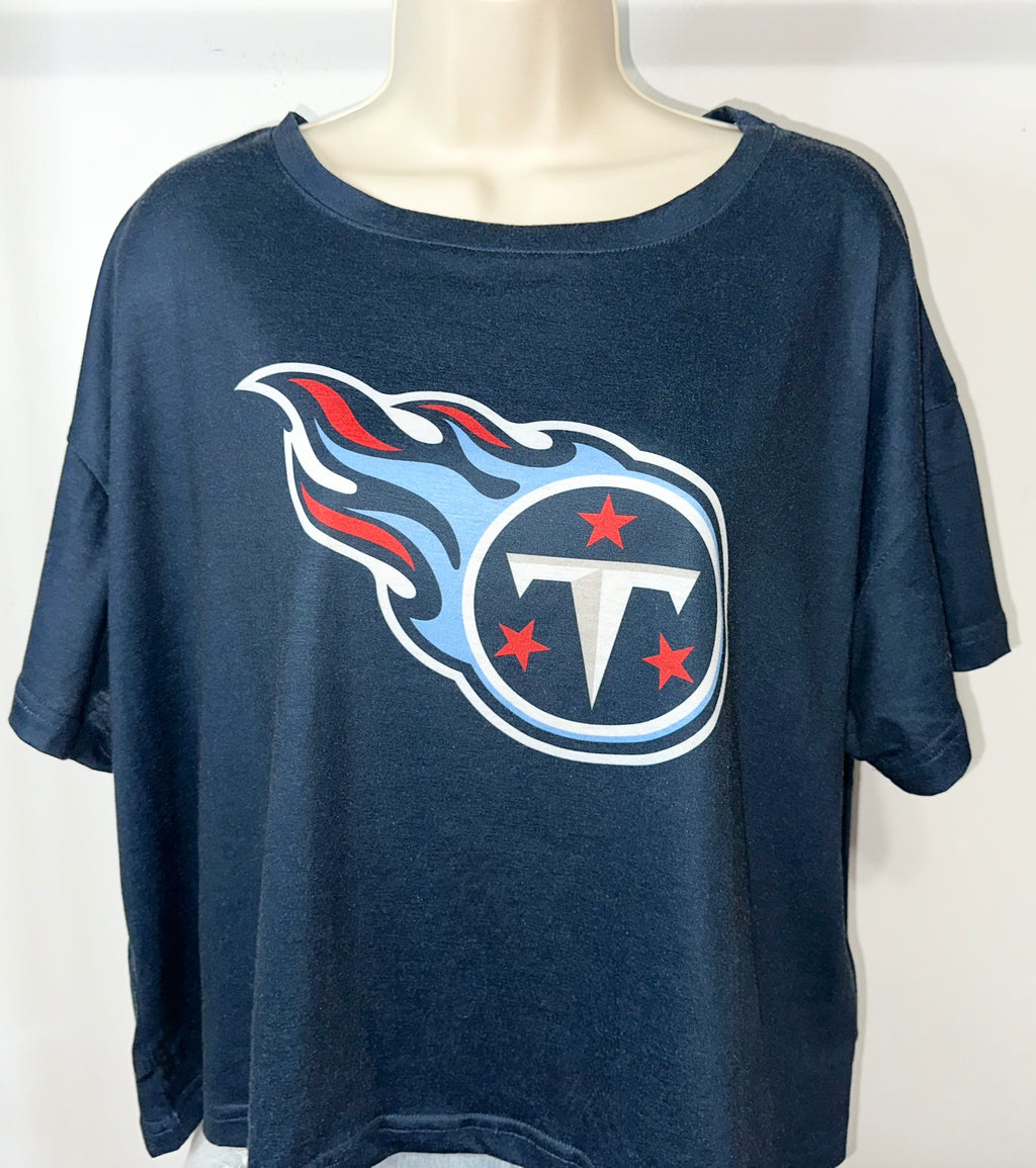 Tennessee Titans Ultra Soft Cropped Tee