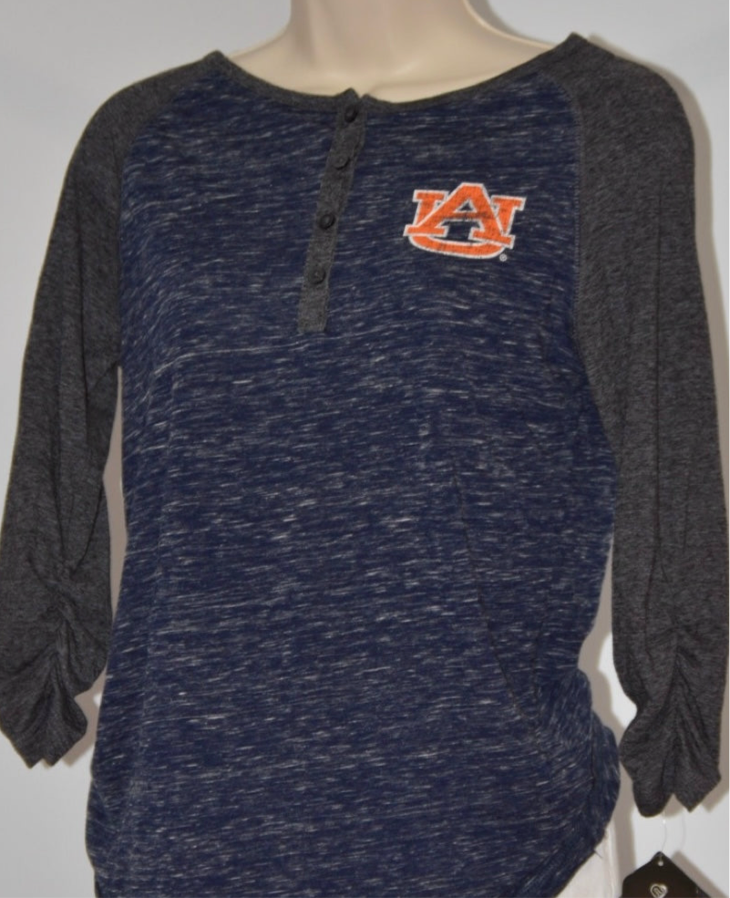 Auburn Tigers 3/4 Length Shirt-NWT