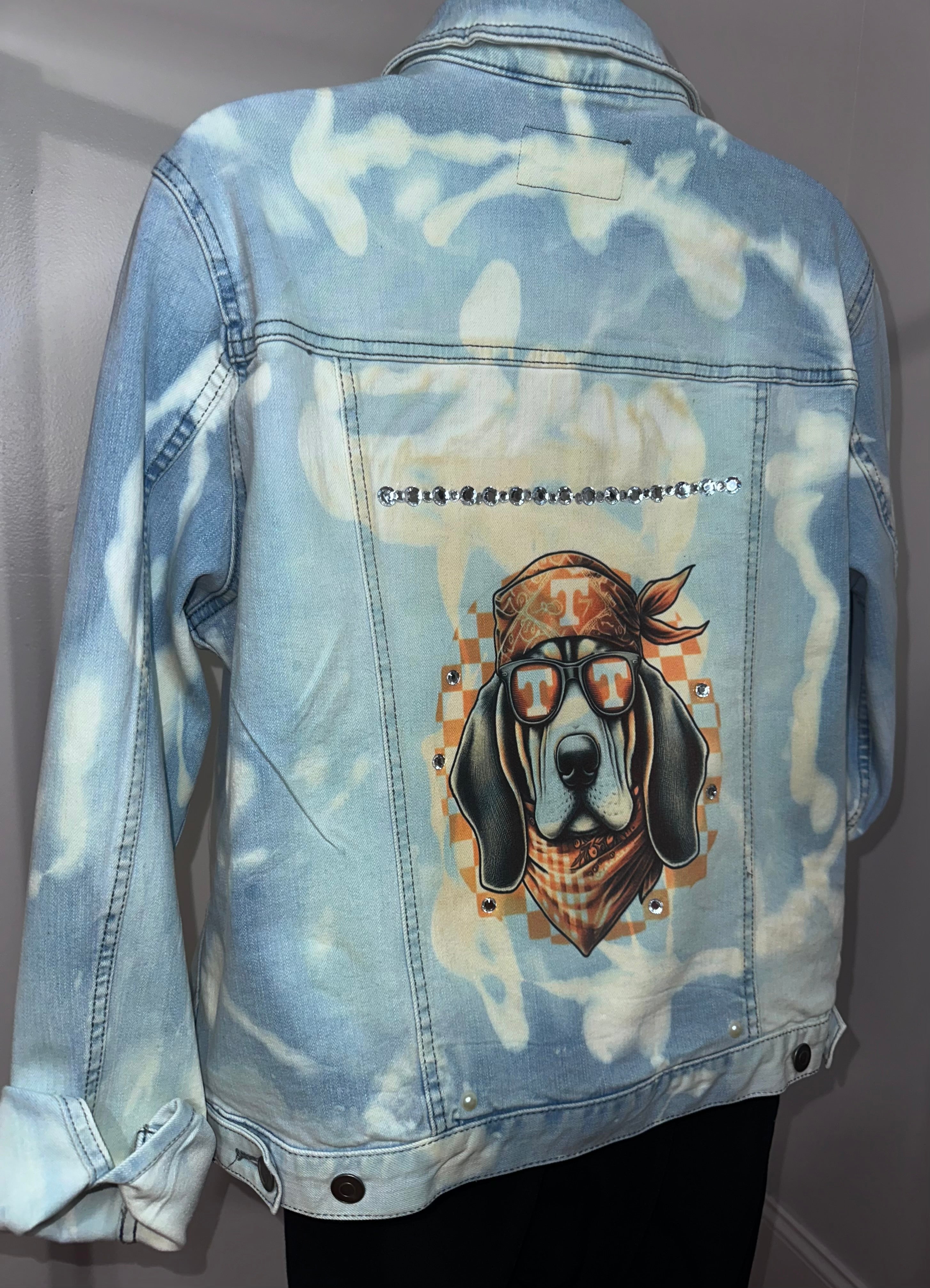 Tennessee Vols Custom Bling Denim Jacket