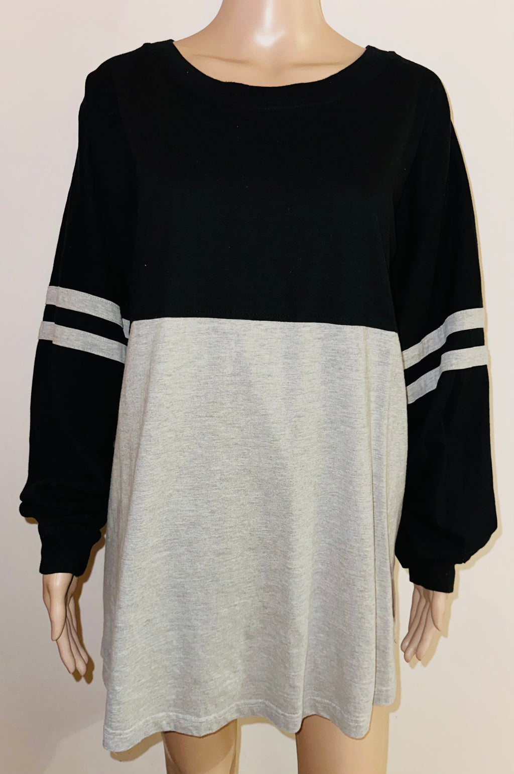 Oakland Raiders Varsity Long Sleeve Tee, Sz XL