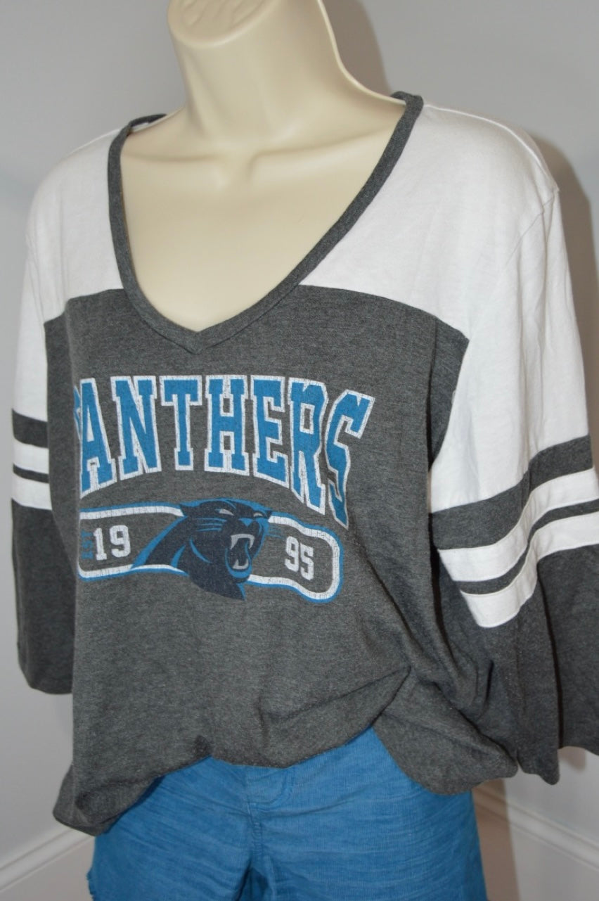 North Carolina Panthers 3/4-length Tee