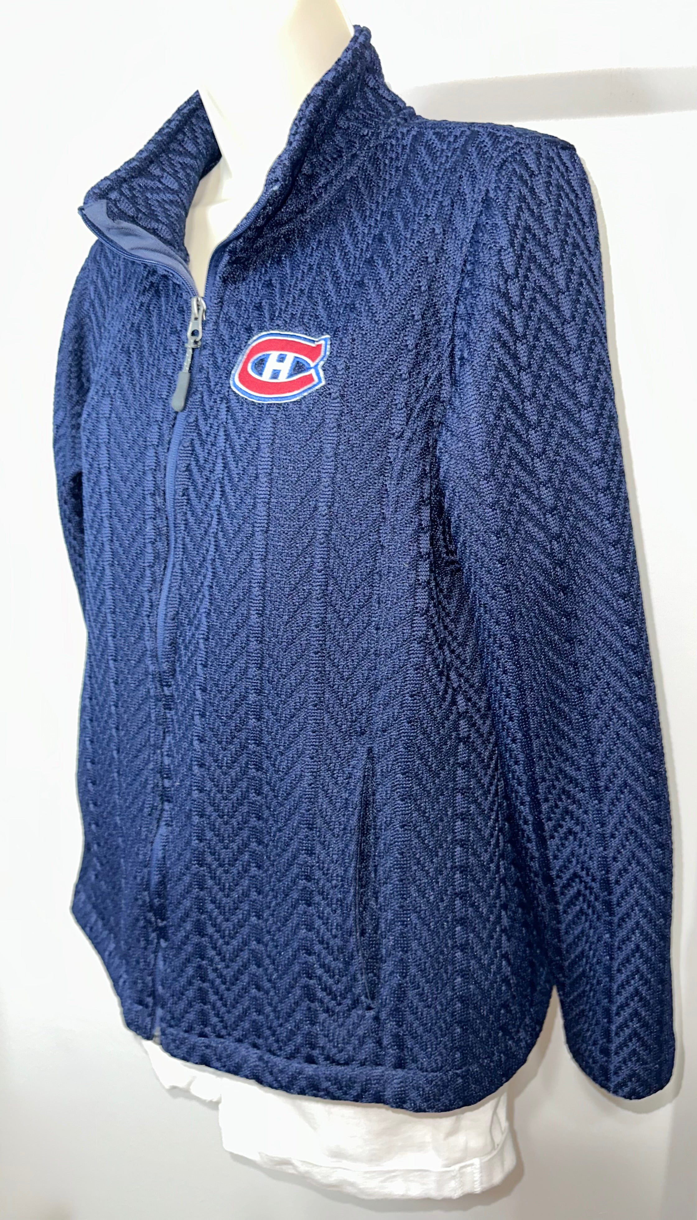 Montreal Canadiens Full Zip Knitted Pullover Sweater
