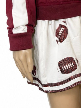 Mississippi State Cropped Wind Breaker, Adult Sz Small