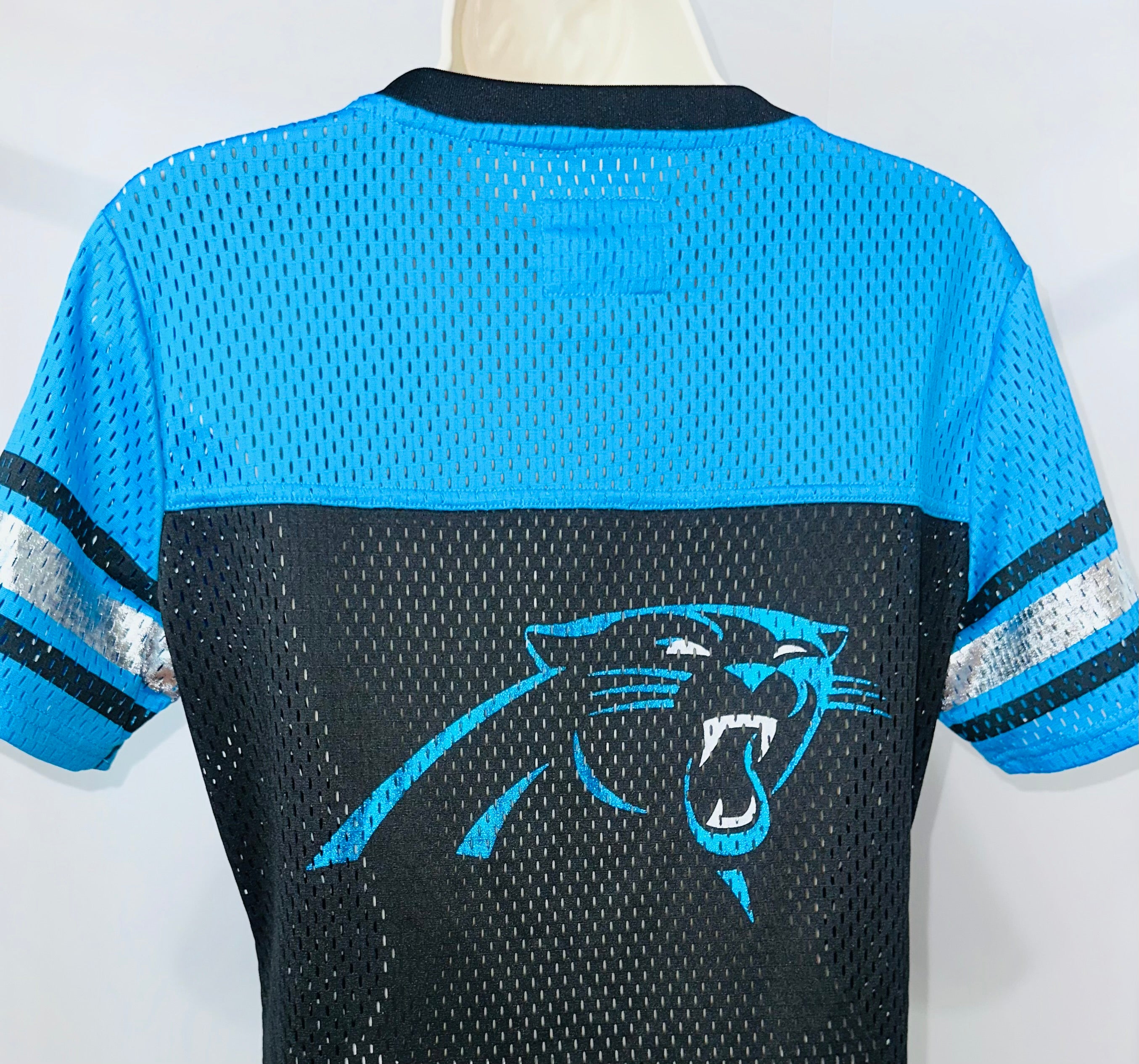 Carolina Panthers Ladies Mesh Jersey (NWT)