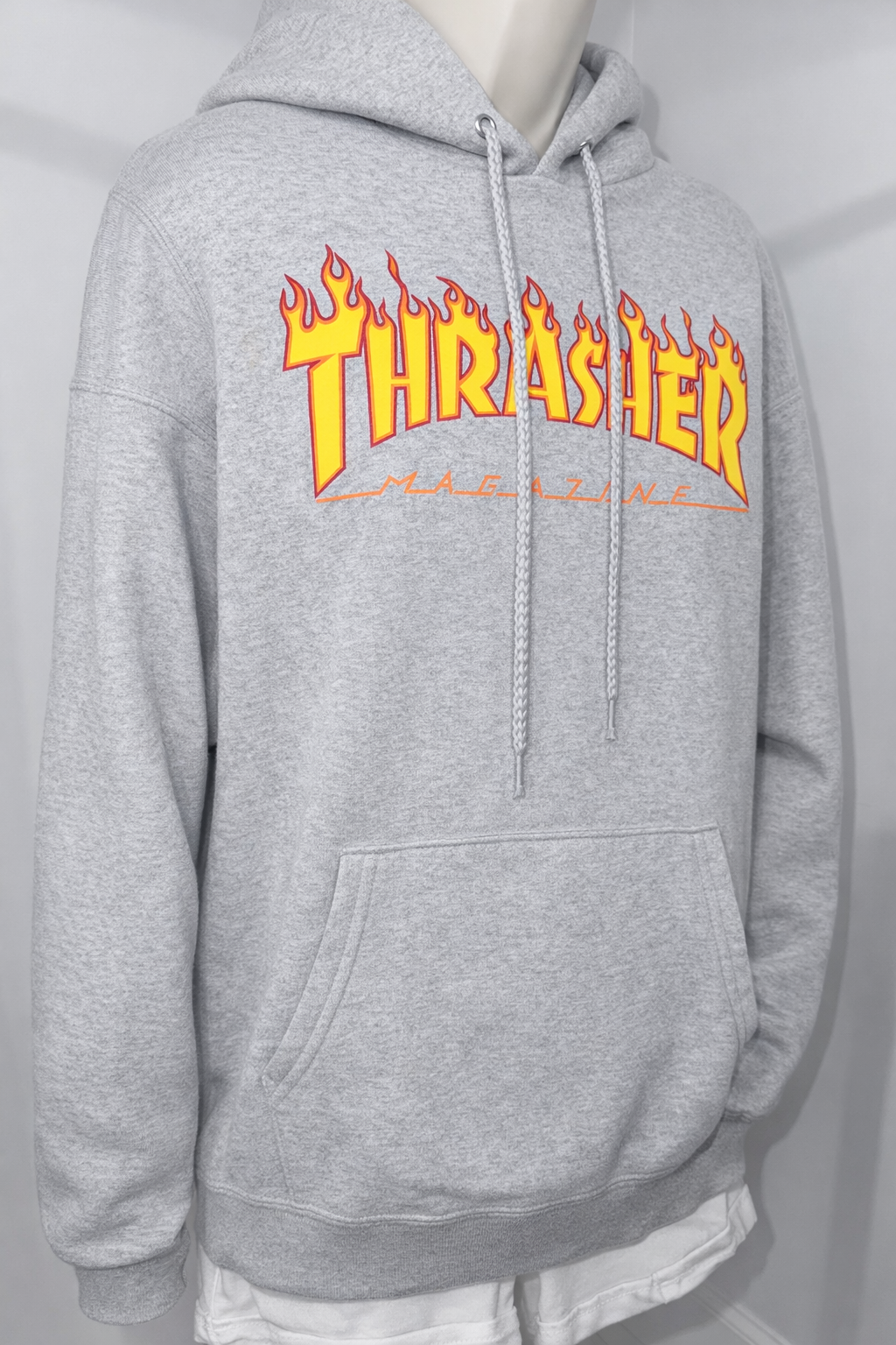 Thrasher Magazine Flame Hoodie, Sz Medium