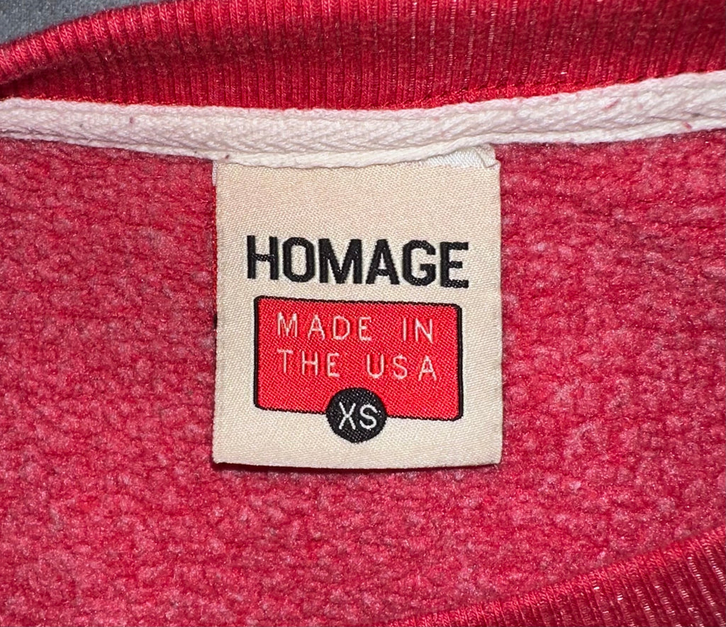 Ohio State Buckeyes Homage Crewneck Sweatshirt, Sz XS