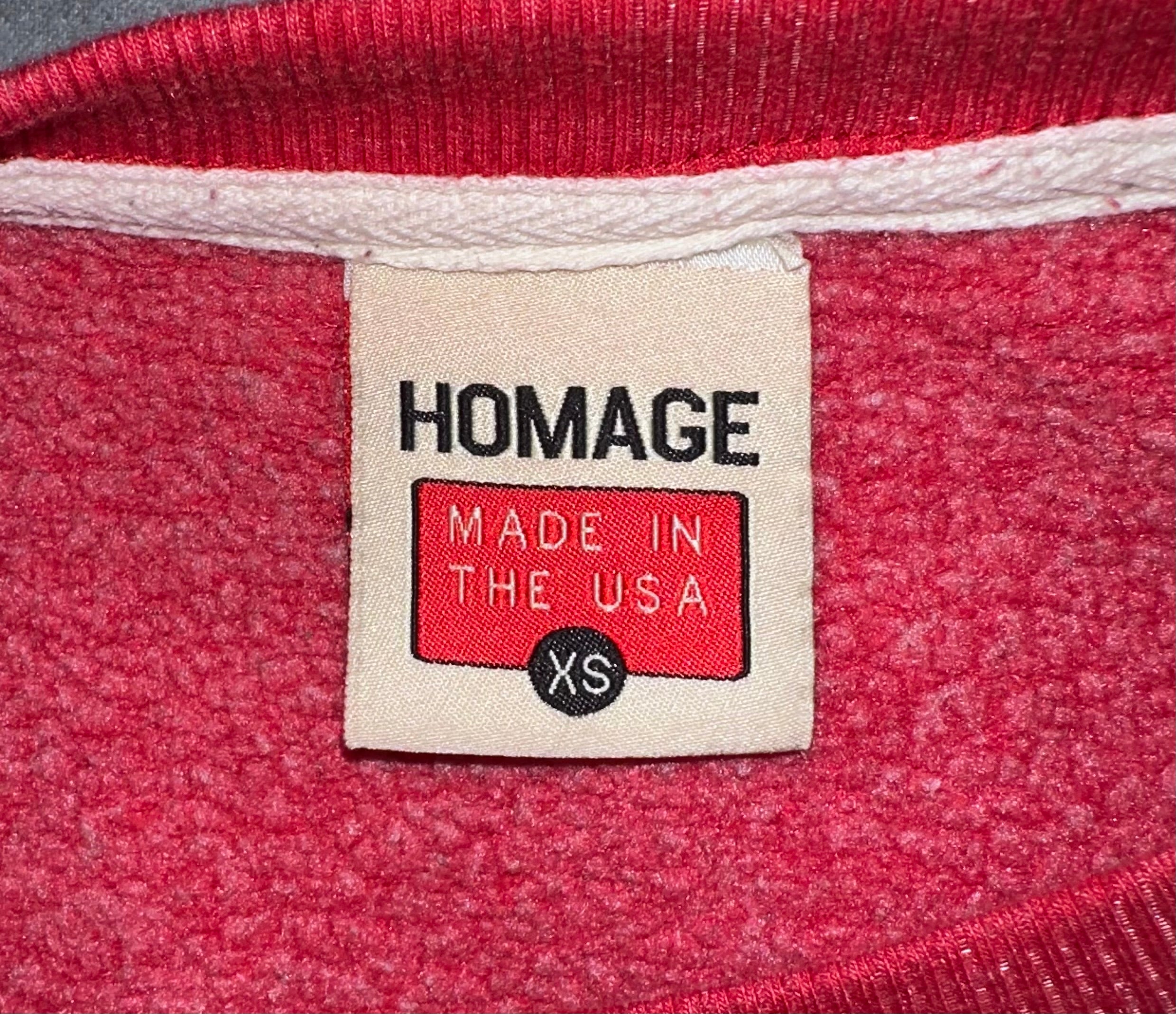 Ohio State Buckeyes Homage Crewneck Sweatshirt, Sz XS