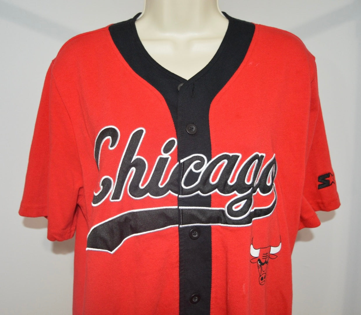 Chicago Bulls “EST. 66” Button-up Jersey (VINTAGE)