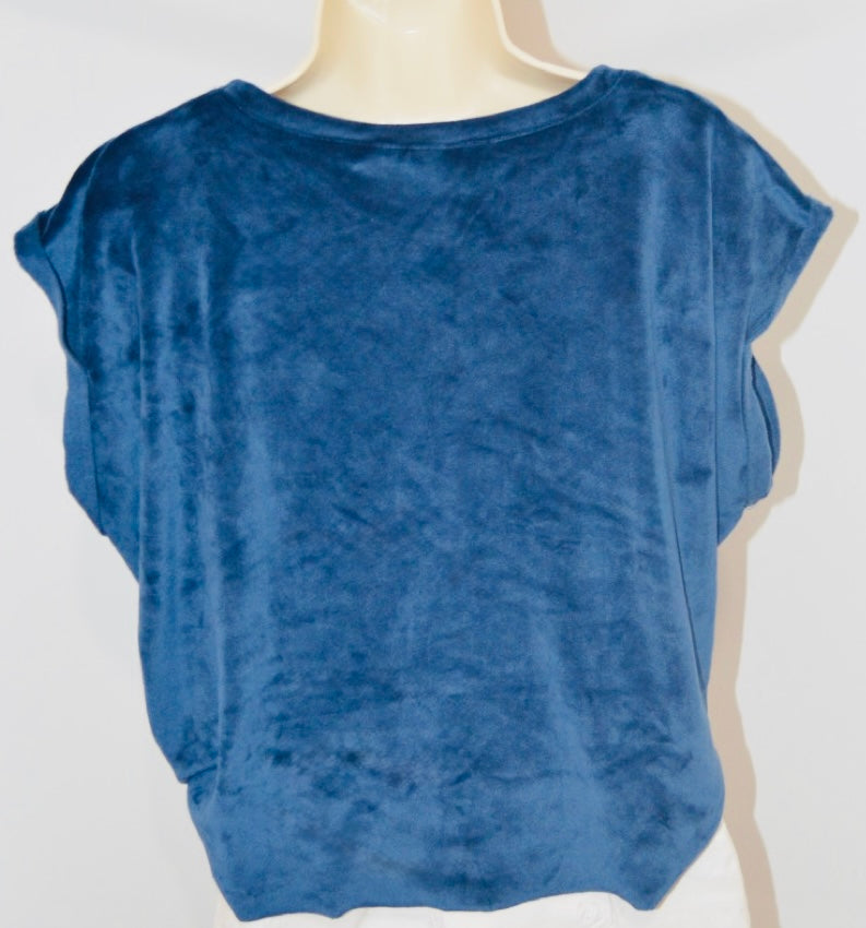 Atlanta Braves Velvet Cropped Braves Shirt (RARE)