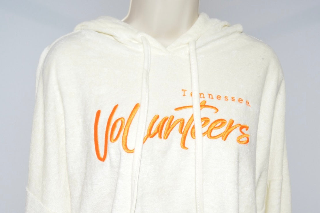 Tennessee Vols Cropped Terrycloth Hoodie