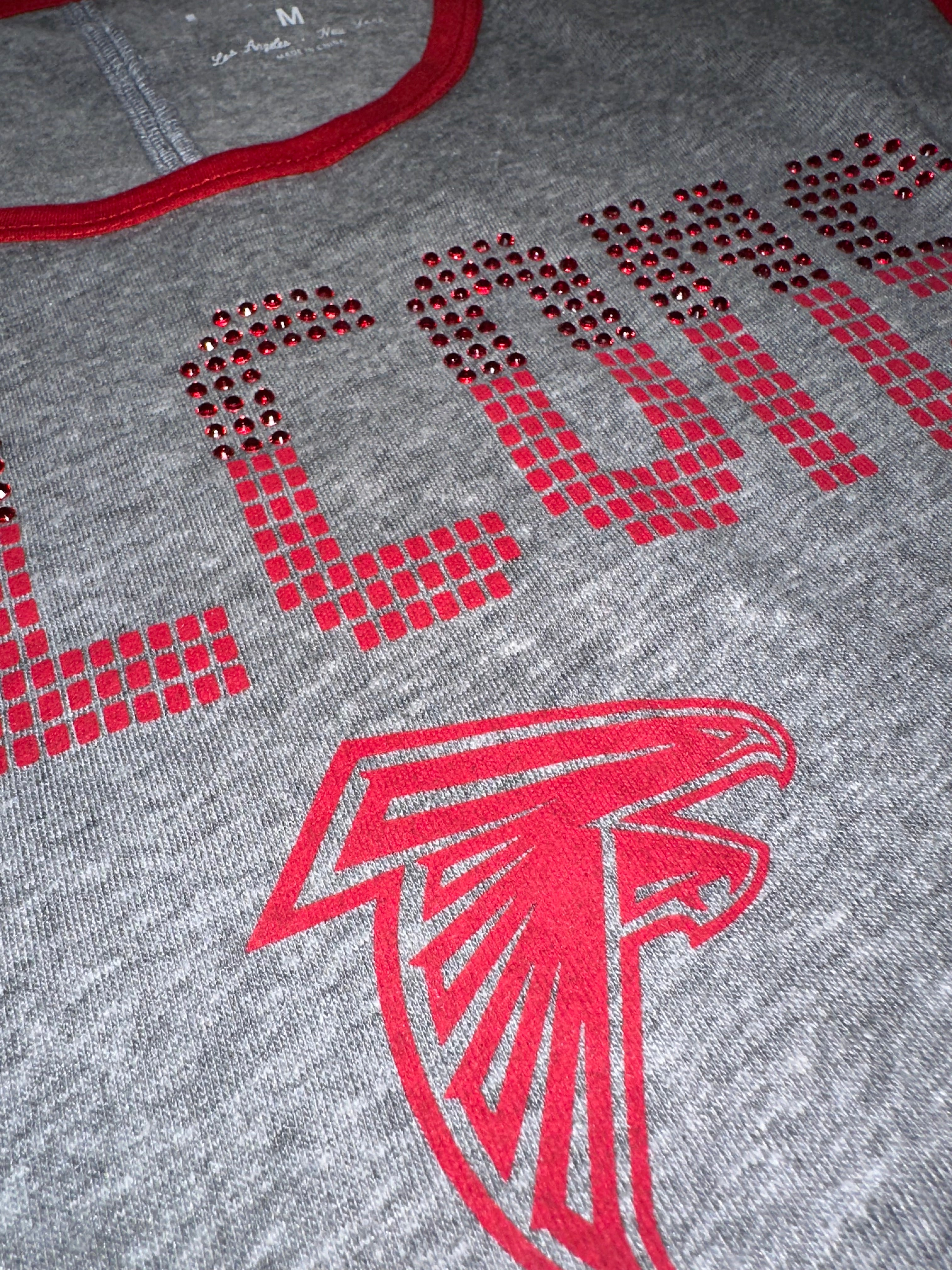 Atlanta Falcons Bling 3/4 Sleeve Tee