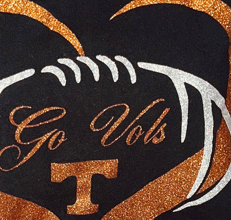 Tennessee “Go Vols” Glitter Tee