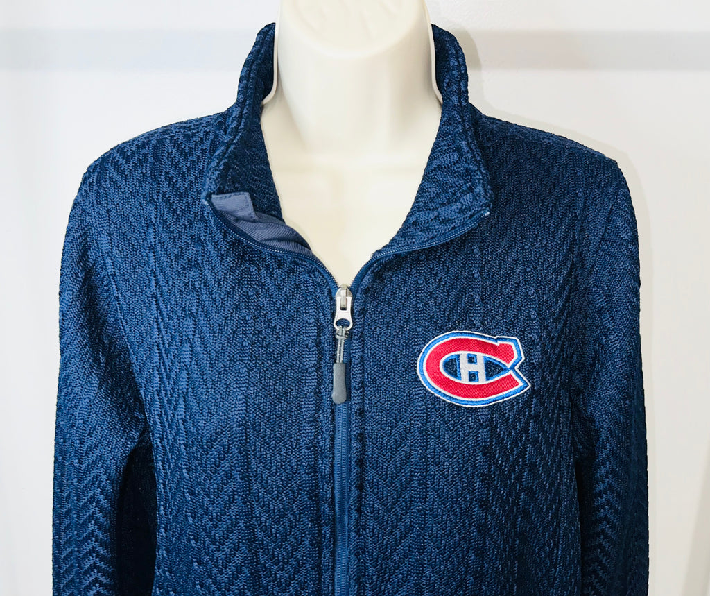 Montreal Canadiens Full Zip Knitted Pullover Sweater