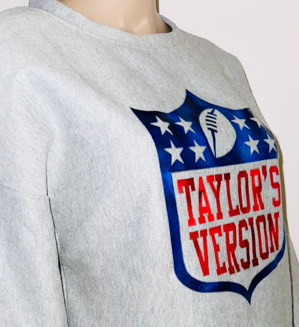Taylor’s Version NFL Super Soft Crewneck Sweatshirt, Sz M