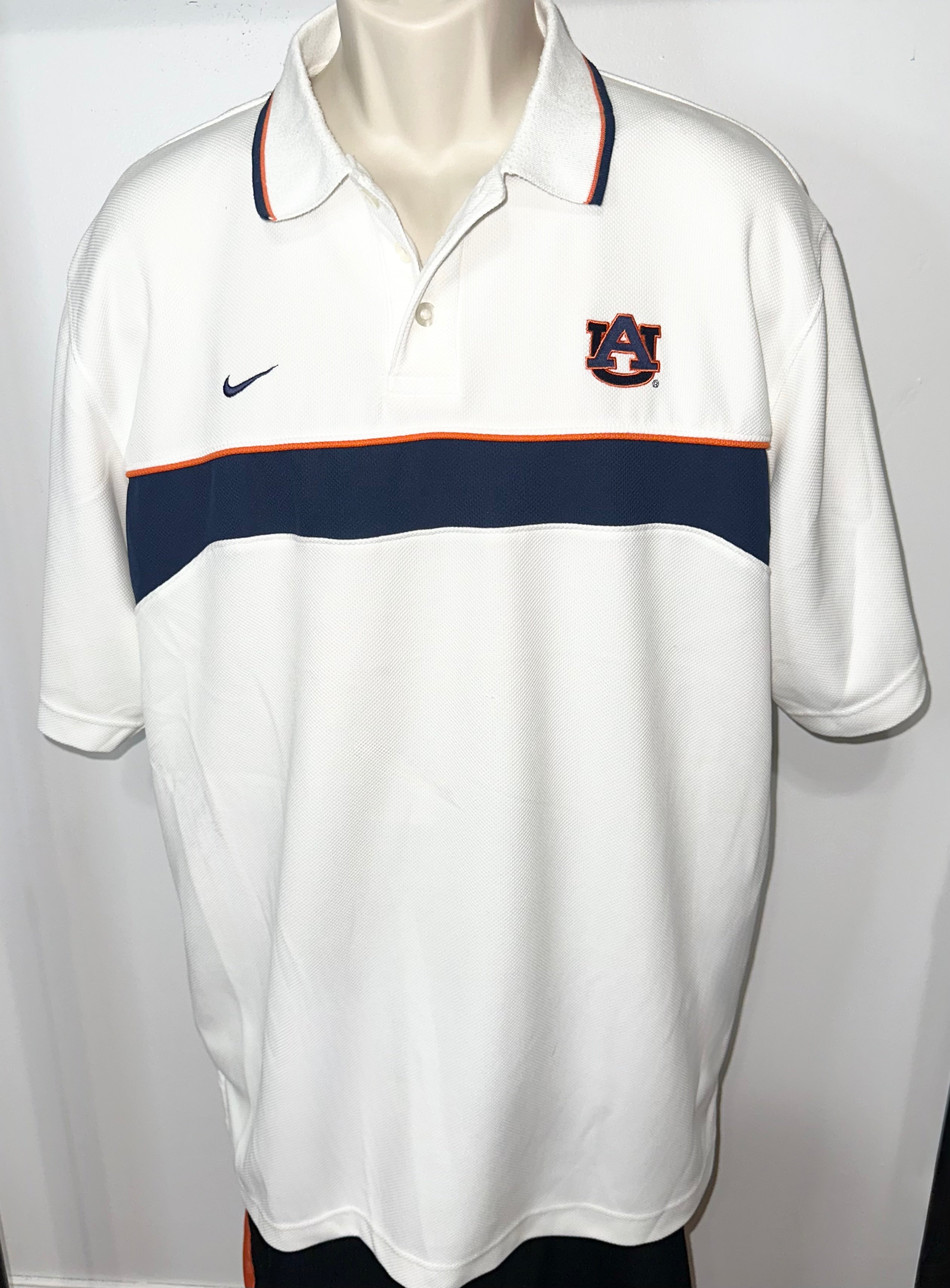 Auburn Tigers Nike Polo Dri Fit Golf Shirt