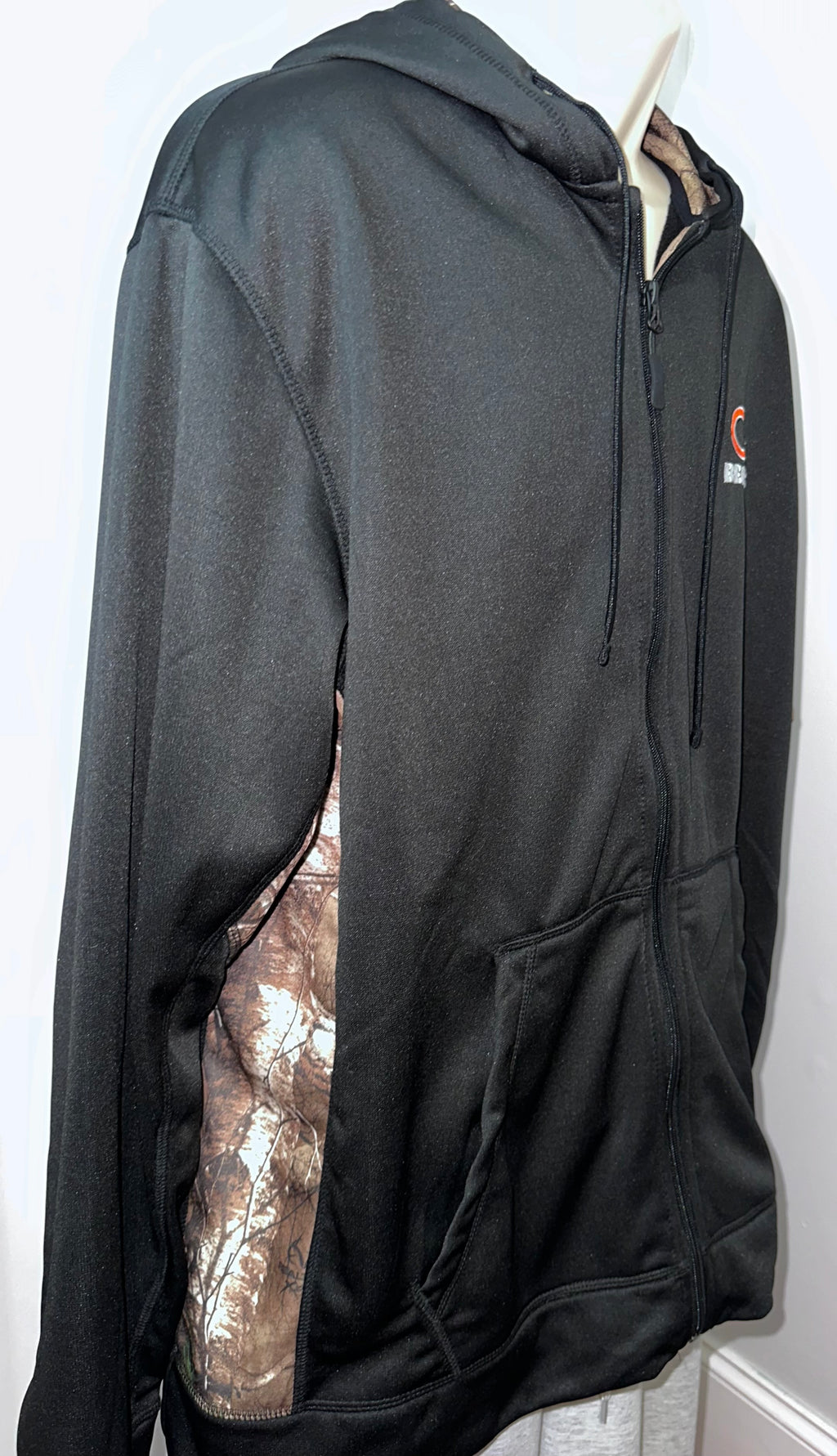Chicago Bears Camouflage Full Zip Hoodie