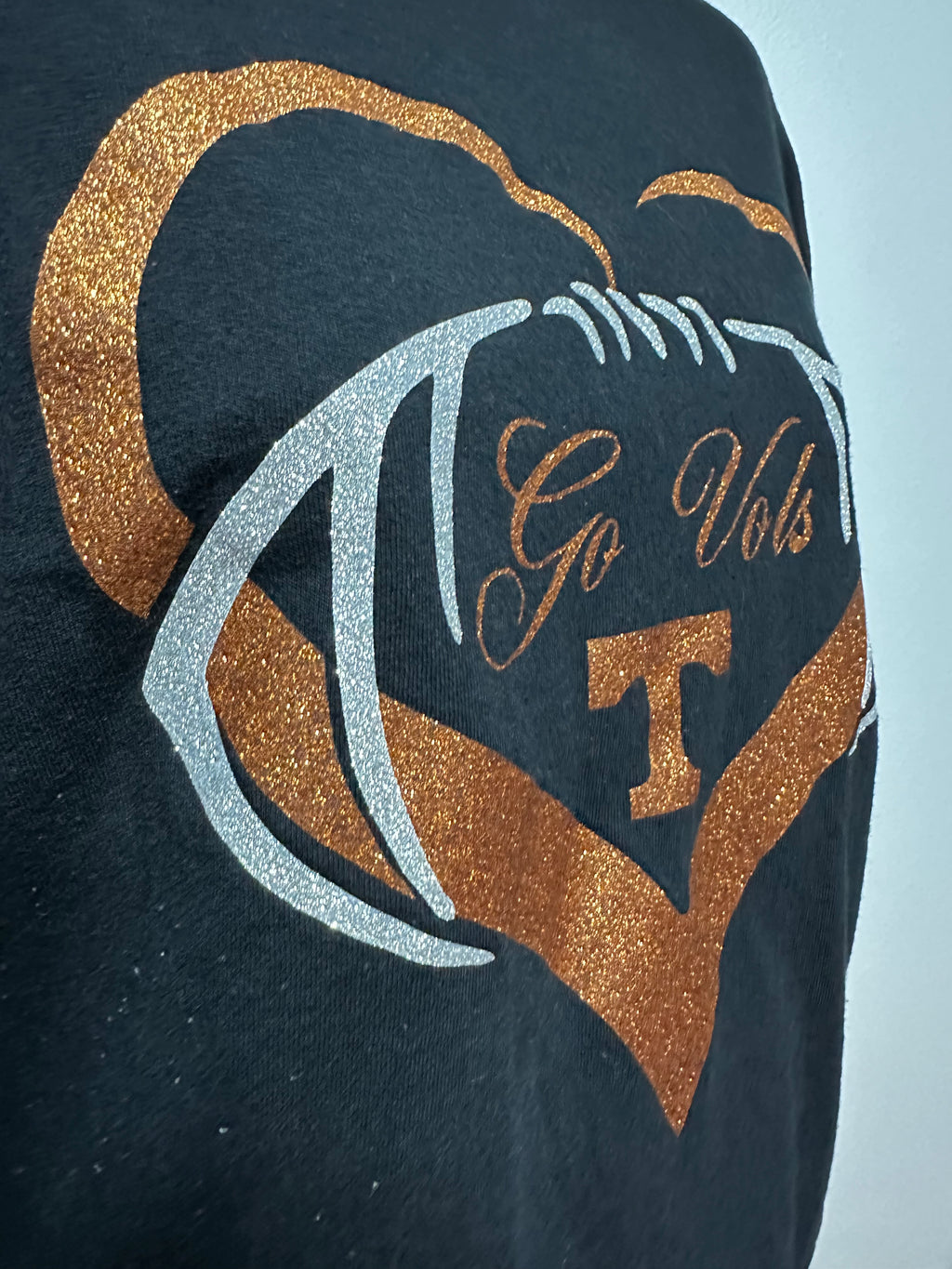 Tennessee “Go Vols” Glitter Tee
