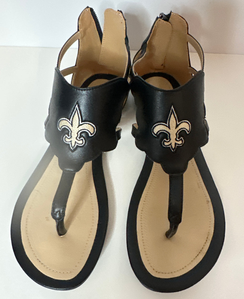 New Orleans Saints Sandals (NWOT)