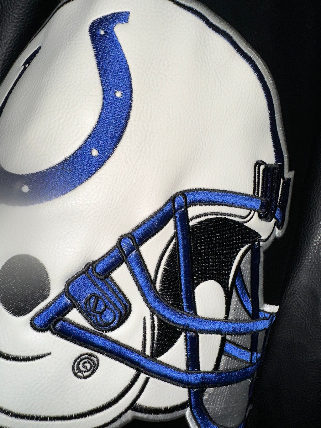 Indianapolis Colts Faux Leather Coat