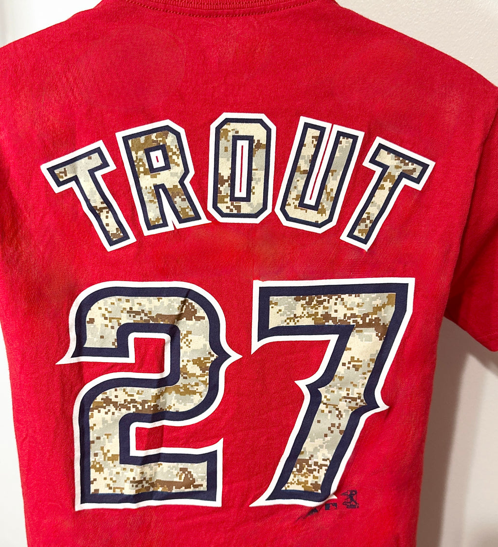 Los Angelas Angels Mike Trout #27 Tee (VINTAGE)
