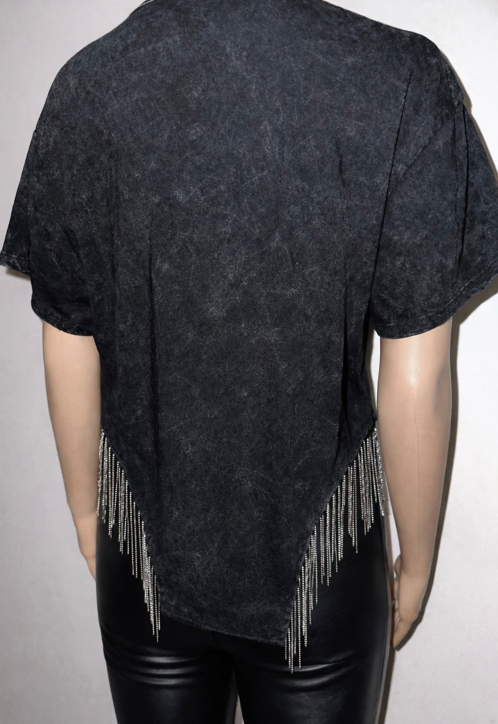 Ruby & Lace Sexy Biker Chain Lined Ladies Tee, Sz XXL