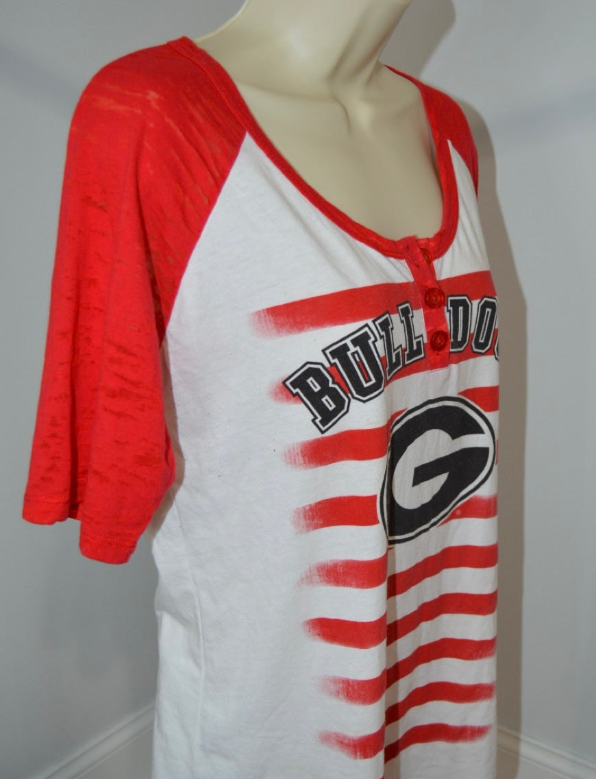 Georgia Bulldogs 3/4 length T-Shirt
