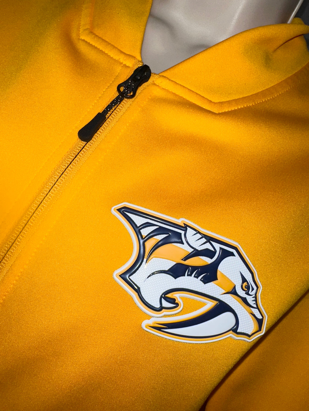 Nashville Predators Lightweight Zip Jacket, Sz Small